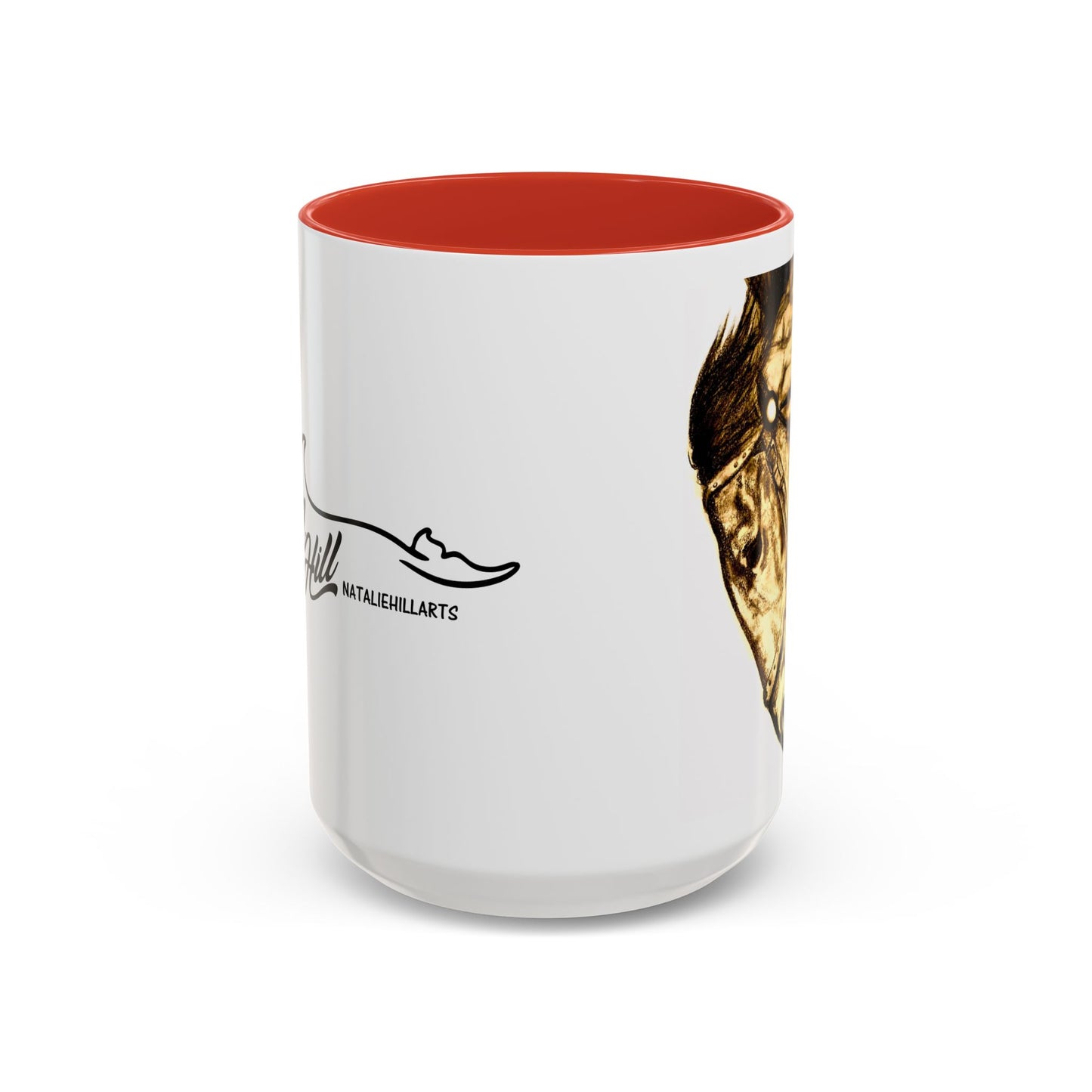 Denny Snowy River Horse Accent Coffee Mug 15oz