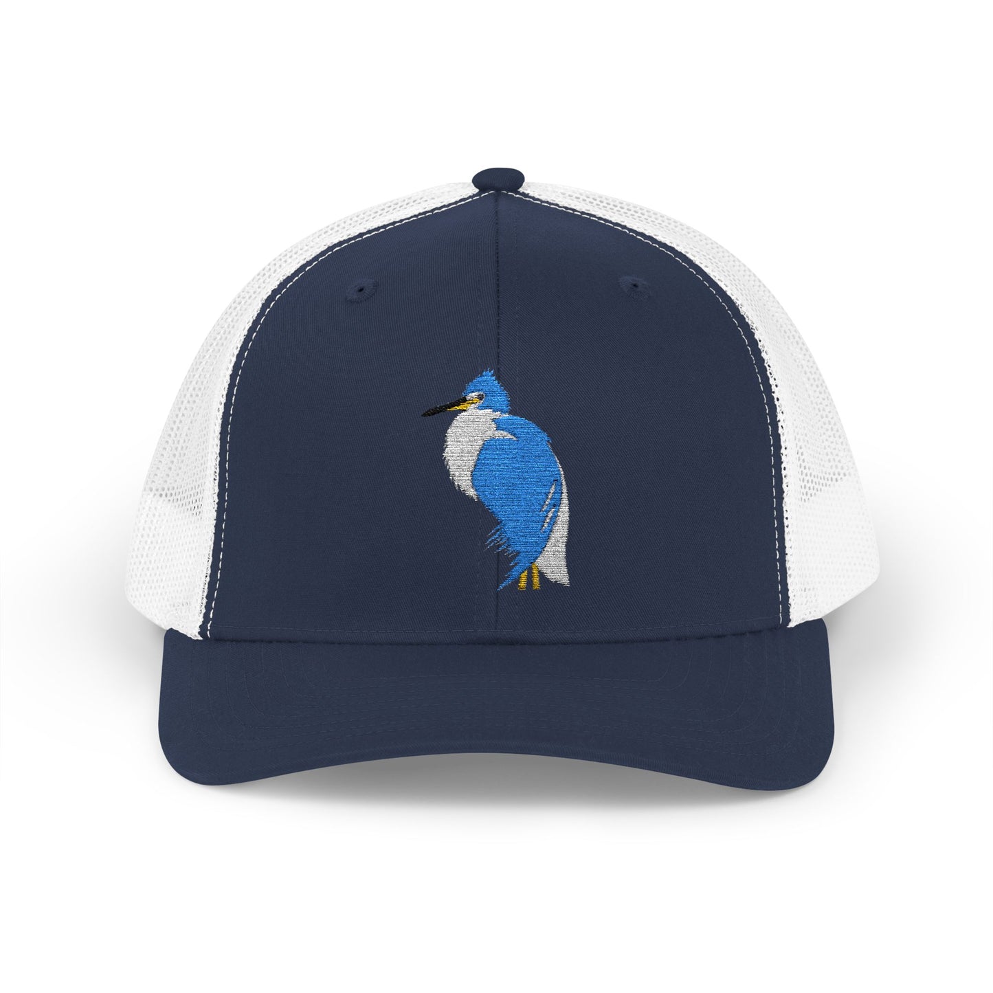 Great Blue Heron Snapback Trucker Cap