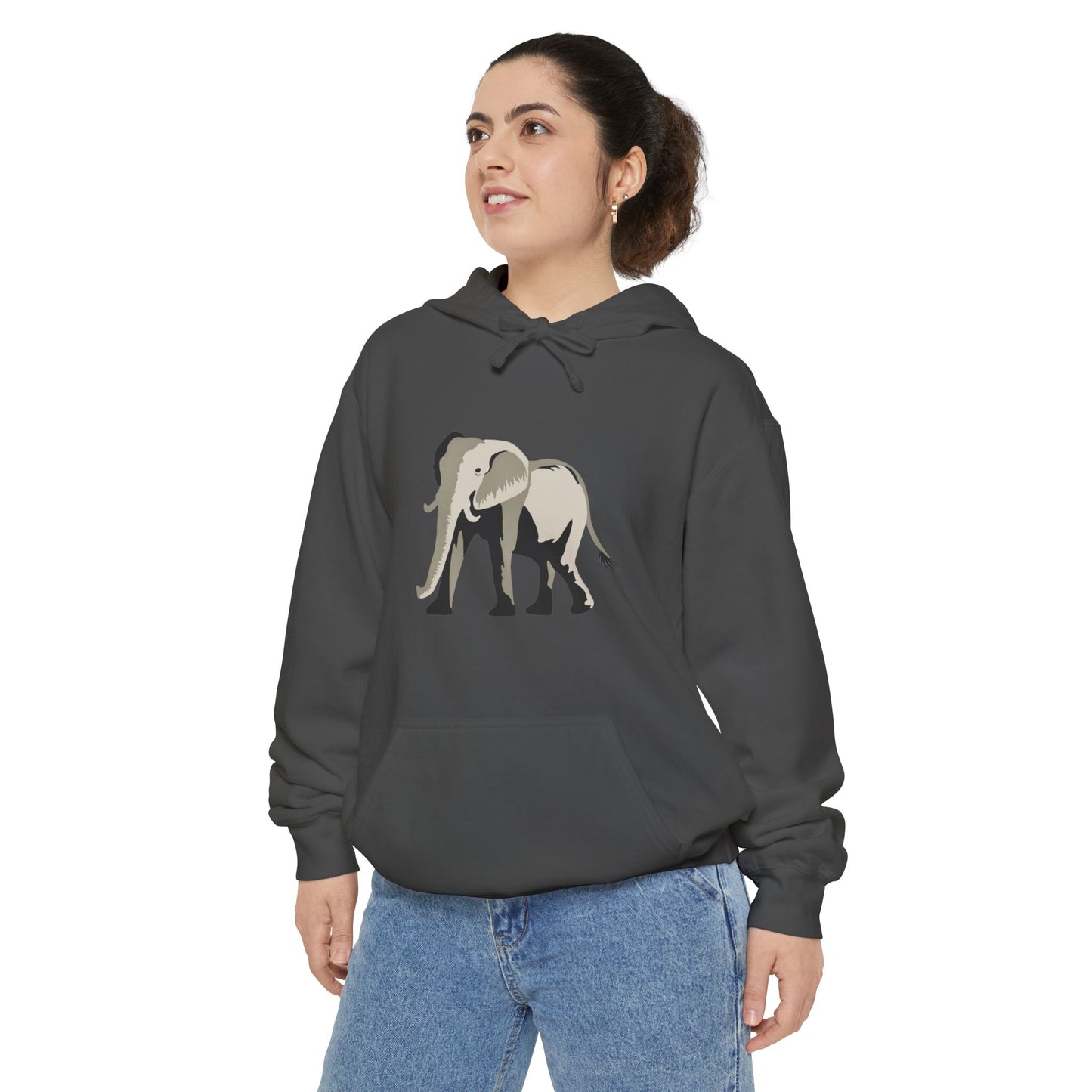 Elephant Unisex Garment-Dyed Hoodie