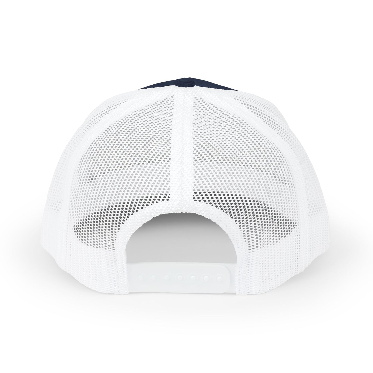Beluga Embroidered Snapback Trucker Cap