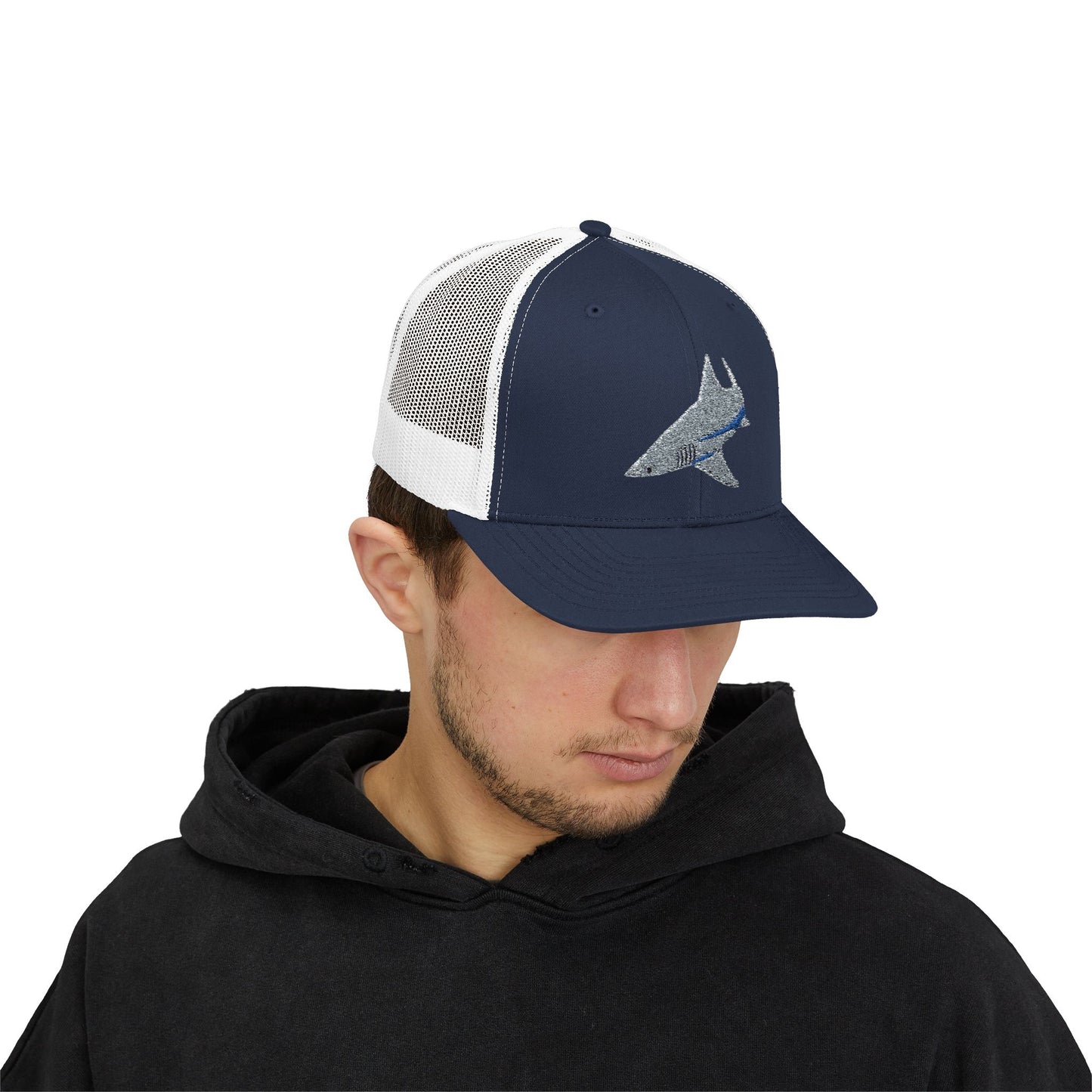 Shark Snapback Trucker Cap