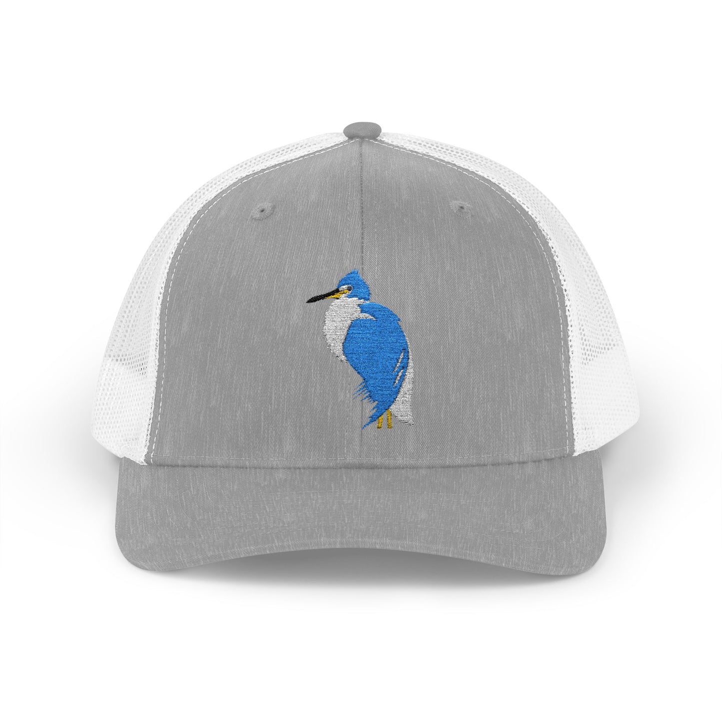 Great Blue Heron Snapback Trucker Cap