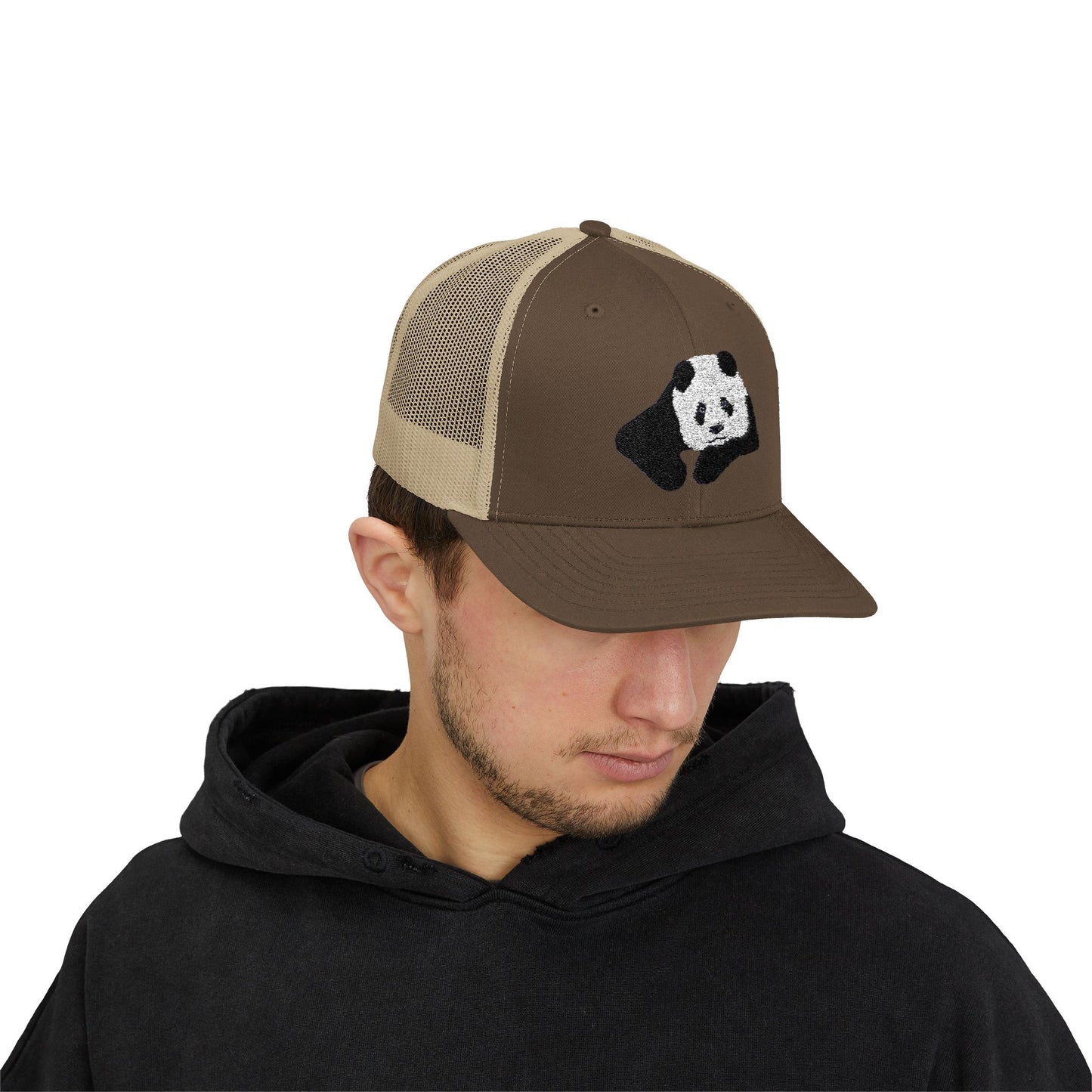 Panda Snapback Trucker Cap