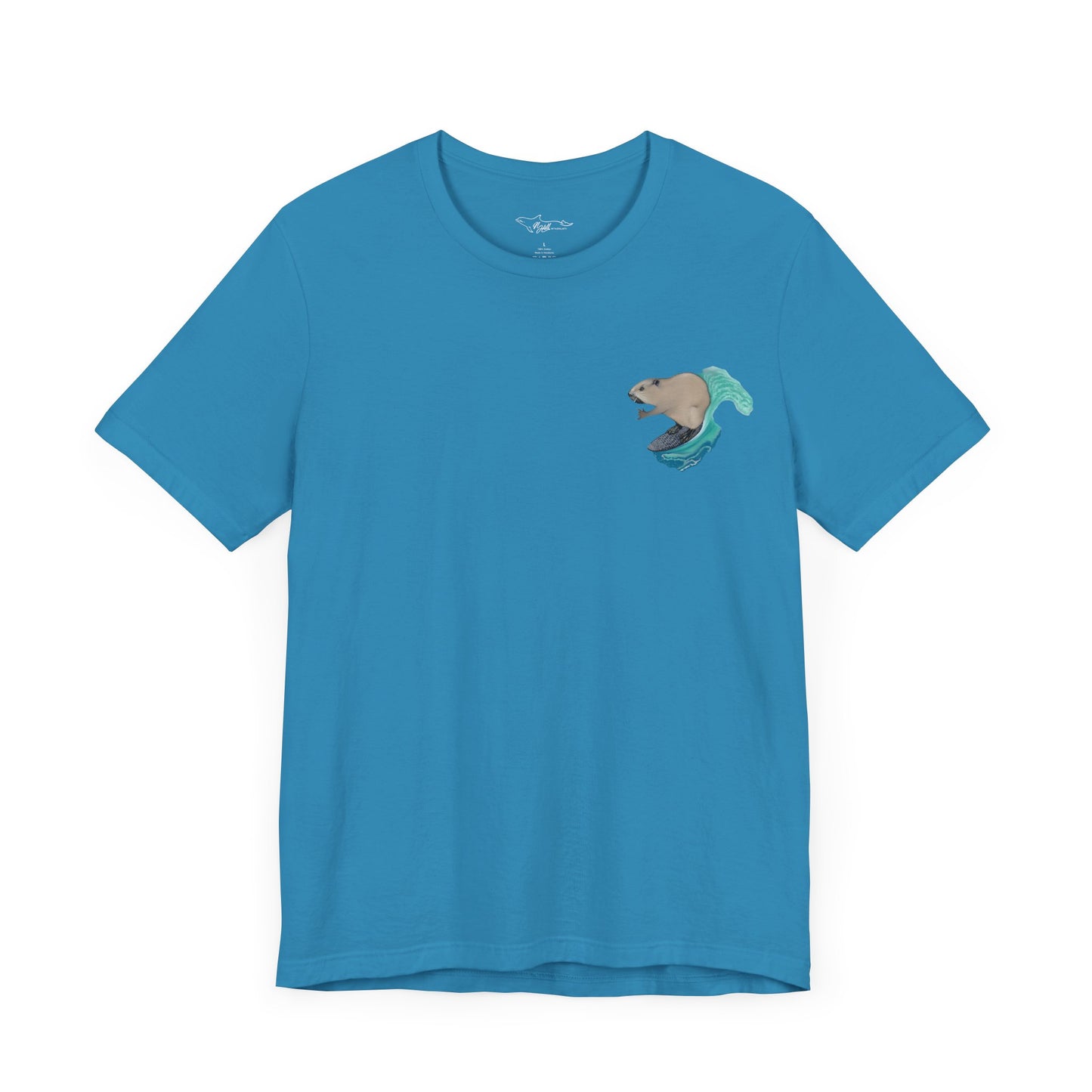 Surfing Beaver Unisex Jersey Short Sleeve Tee