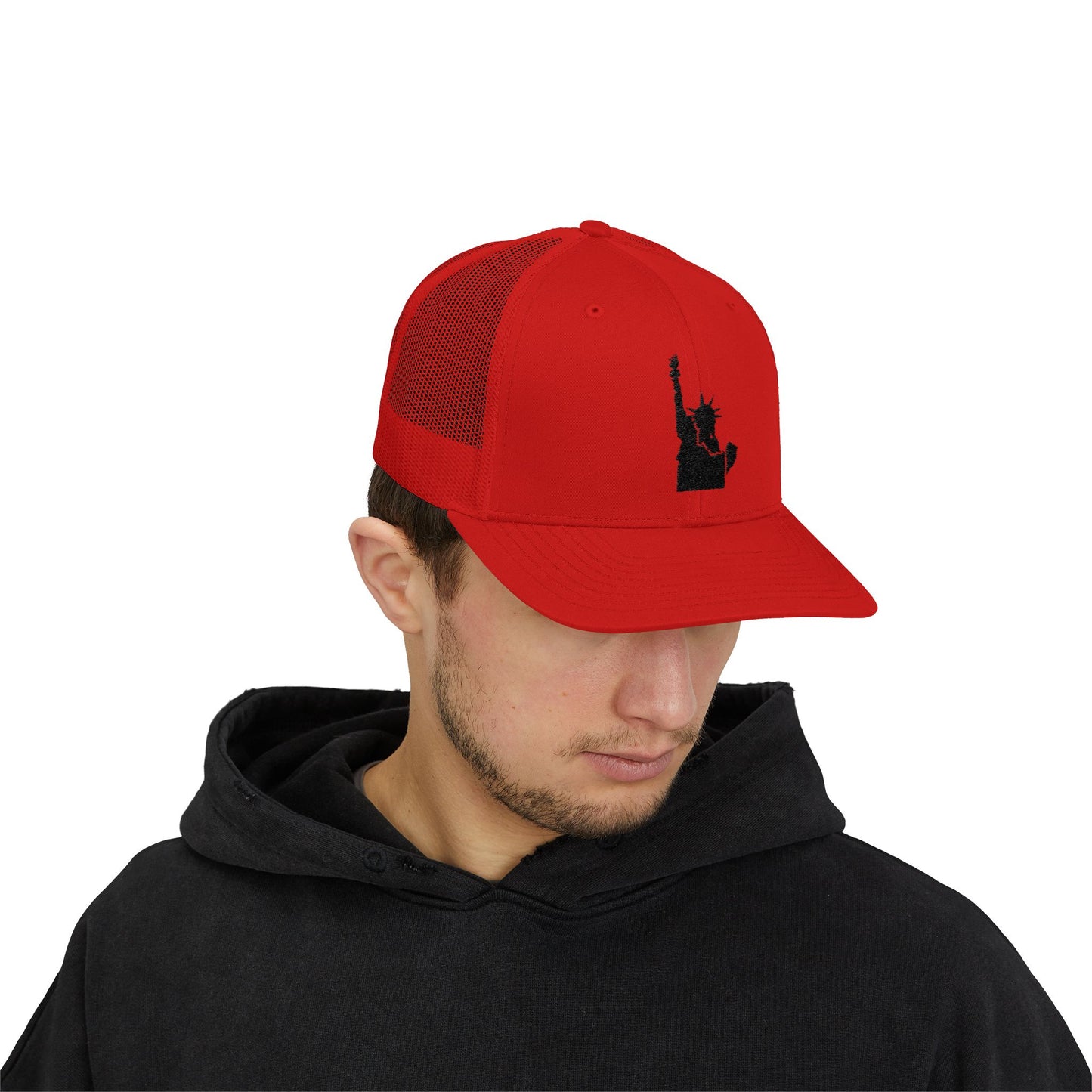 Idaho Statue of Liberty Snapback Trucker Cap
