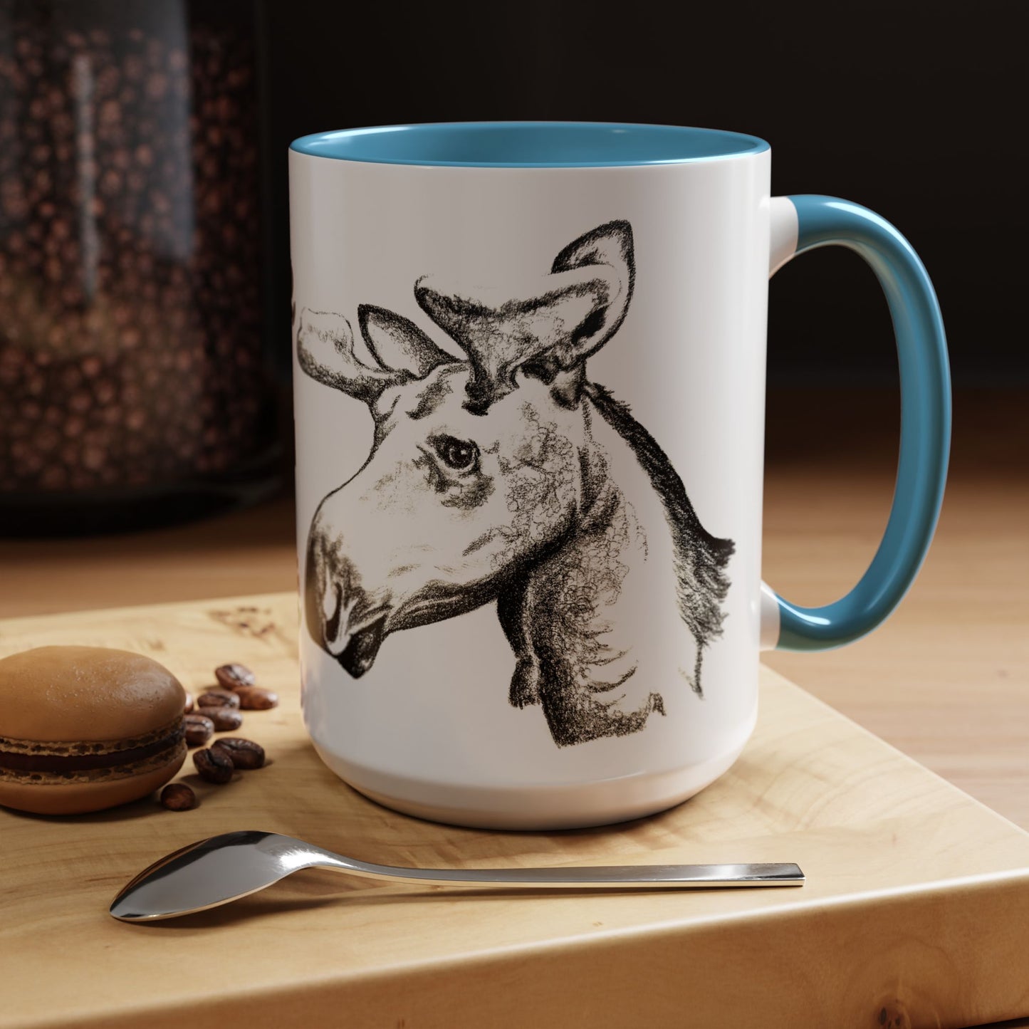 Moose Have Coffee Accent Coffee Mug 15oz