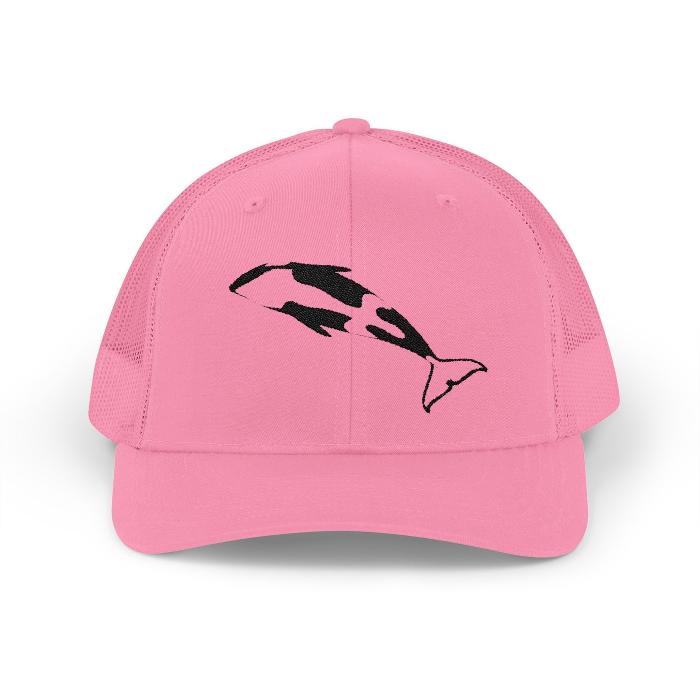 Orca Whale Breach Snapback Trucker Cap