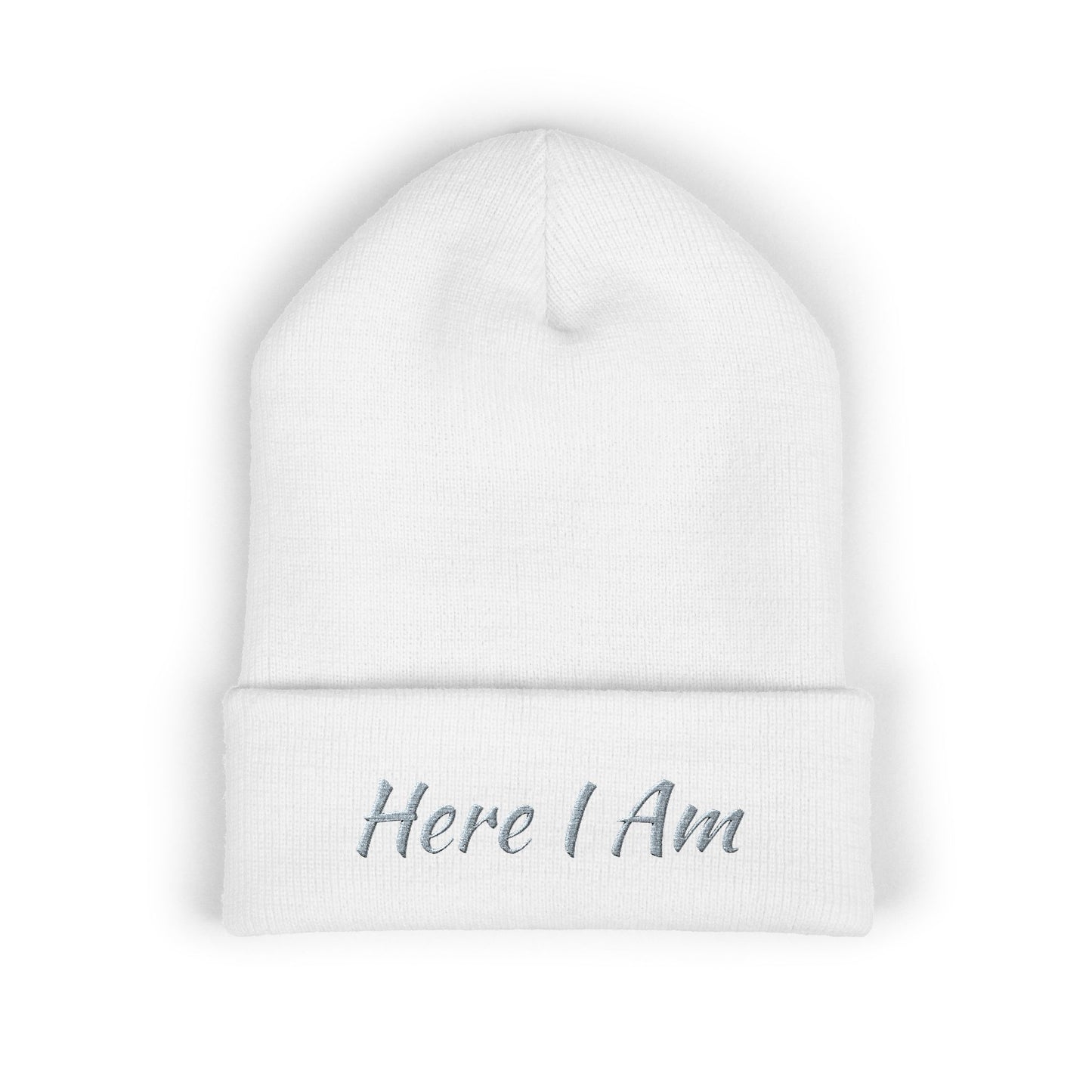 Here I Am Classic Cuffed Beanie (Embroidery)
