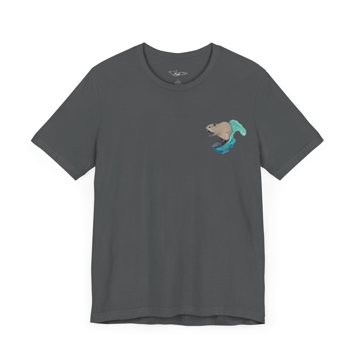 Surfing Beaver Unisex Jersey Short Sleeve Tee