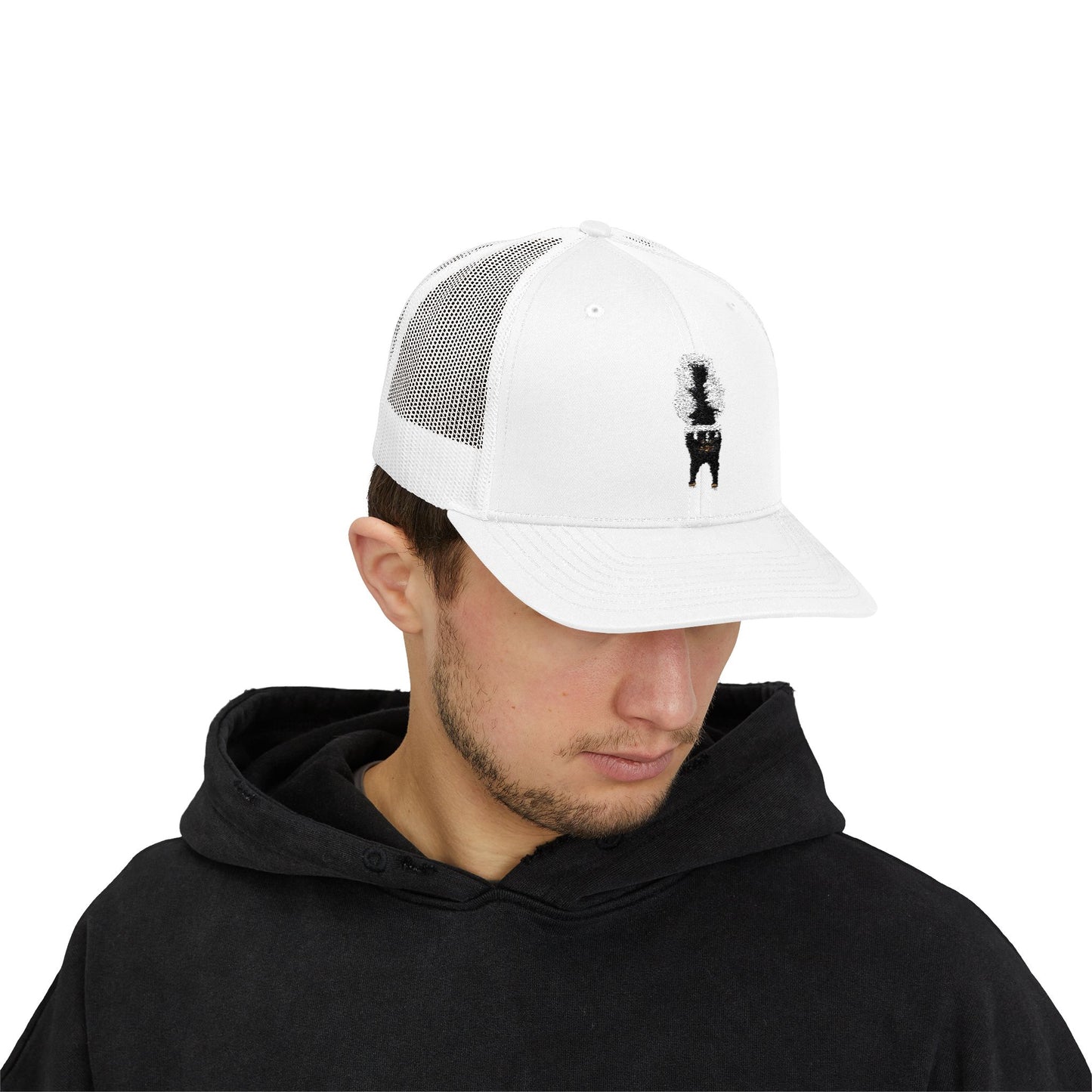 Skunk Snapback Trucker Cap