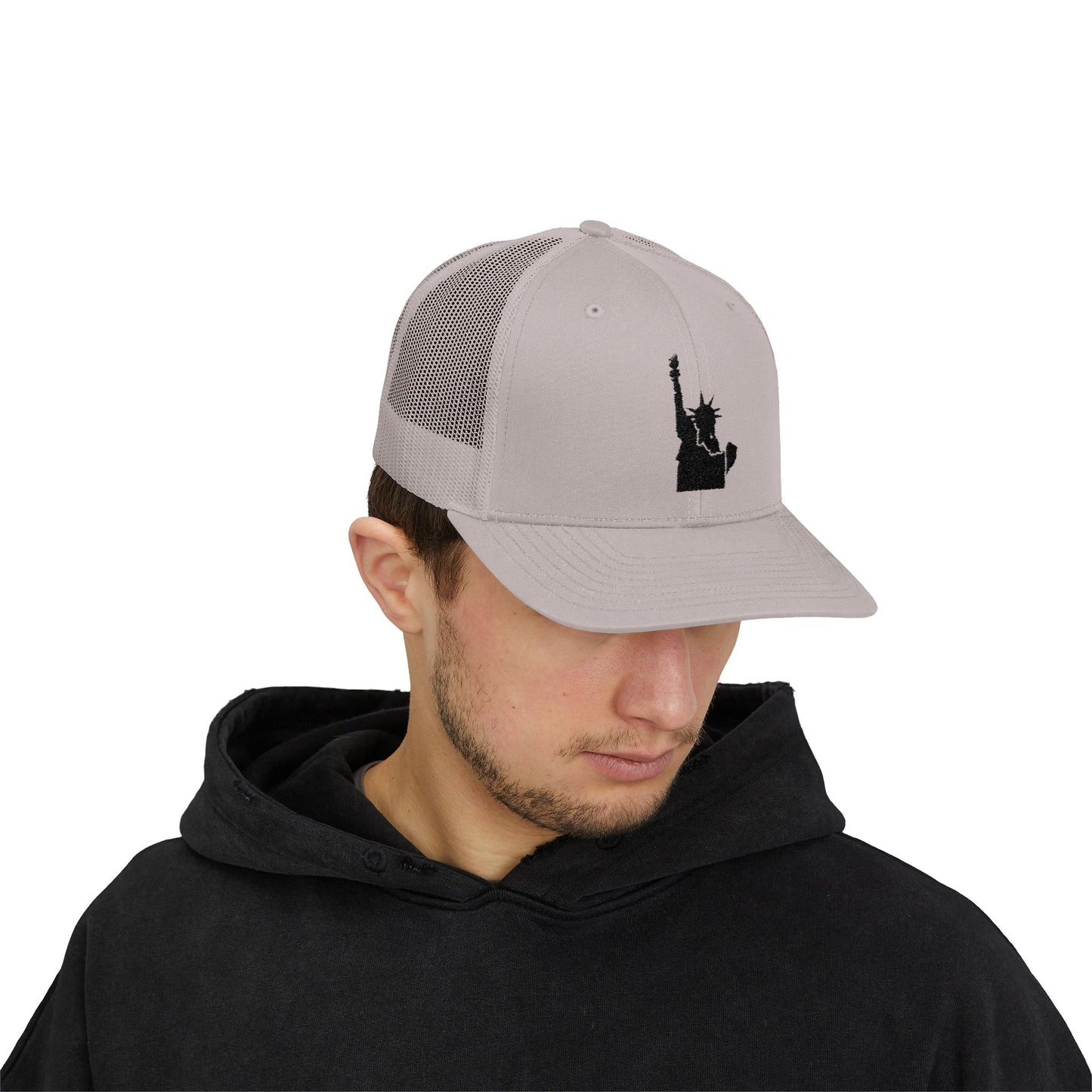Idaho Statue of Liberty Snapback Trucker Cap