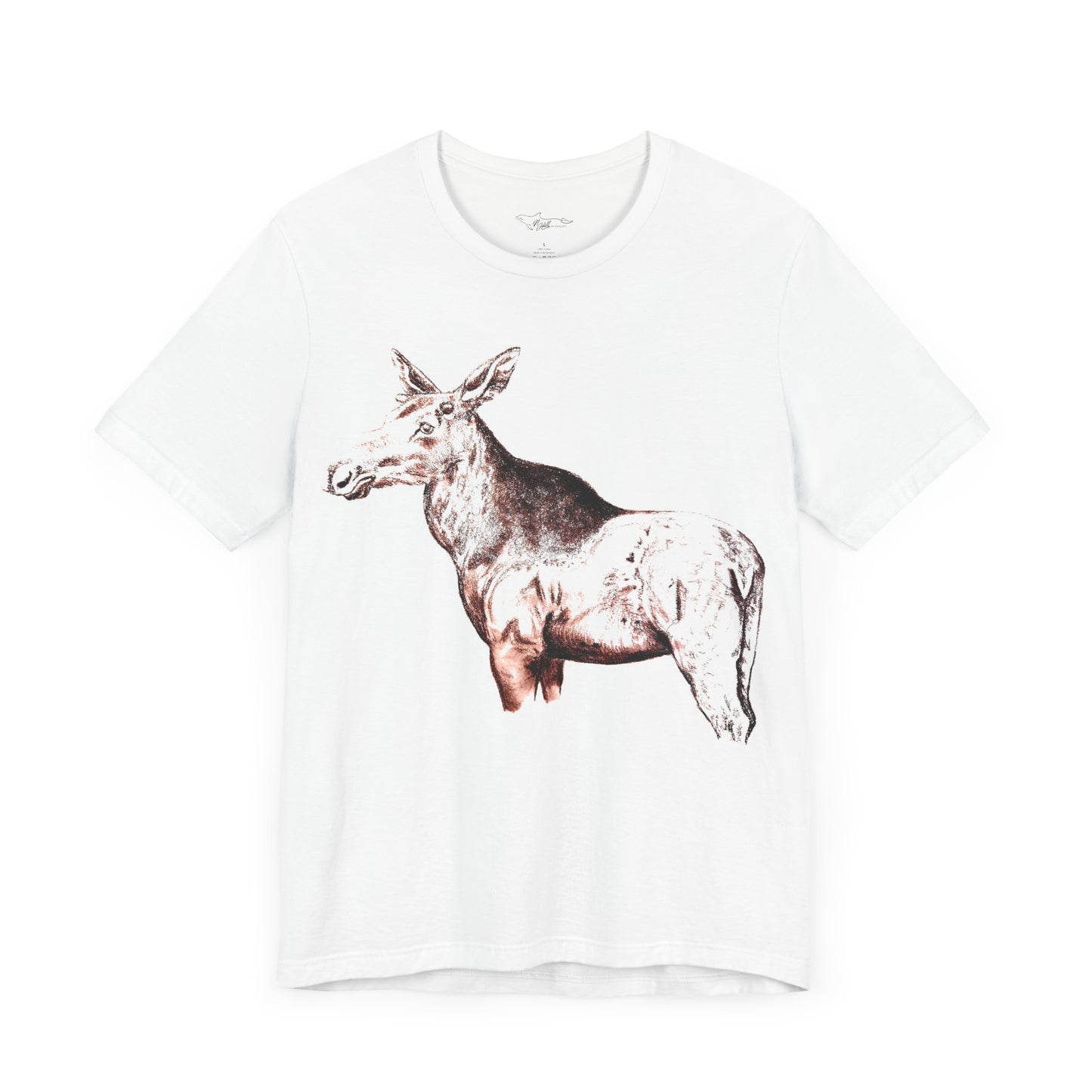 Curious Moose Unisex Jersey Short Sleeve Tee