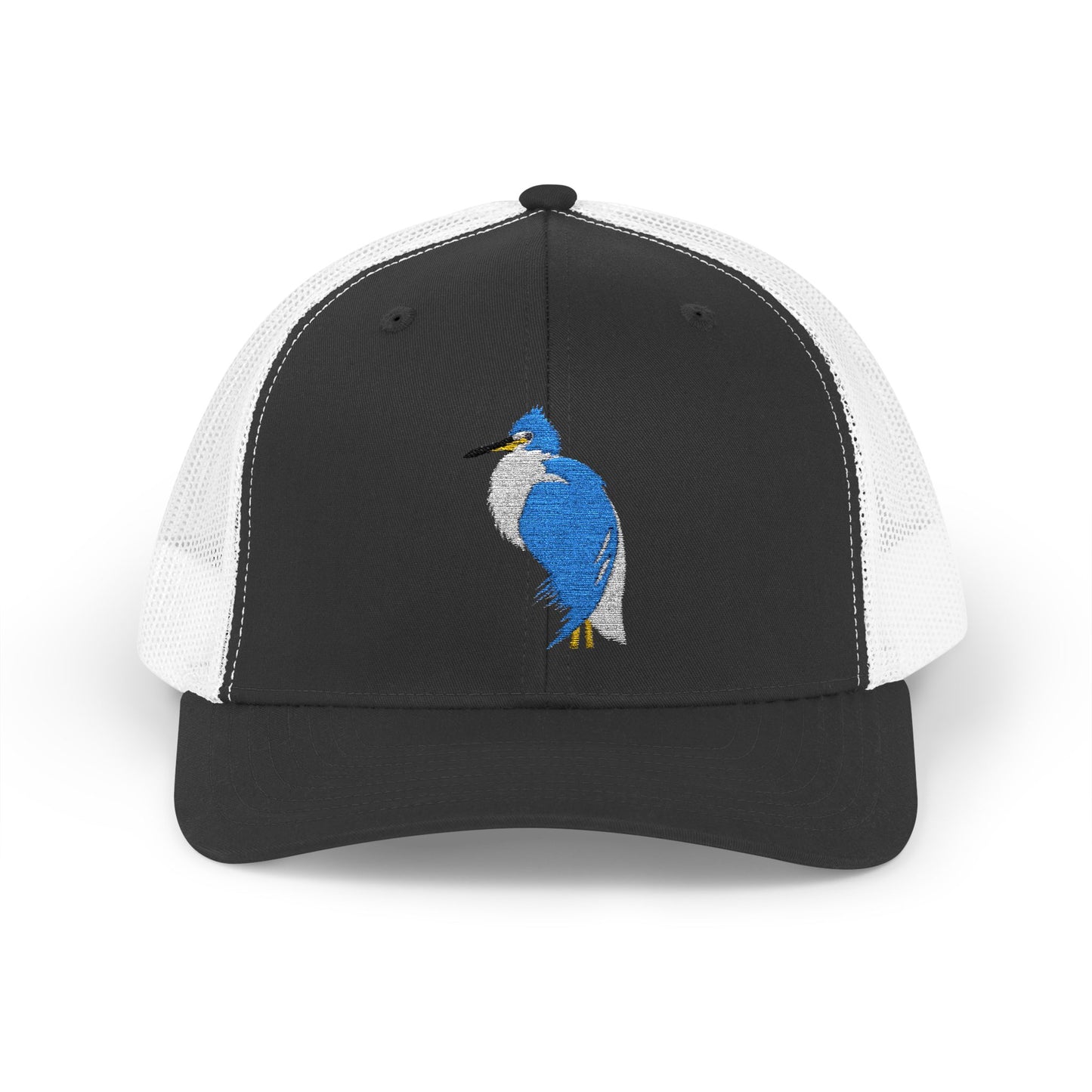 Great Blue Heron Snapback Trucker Cap