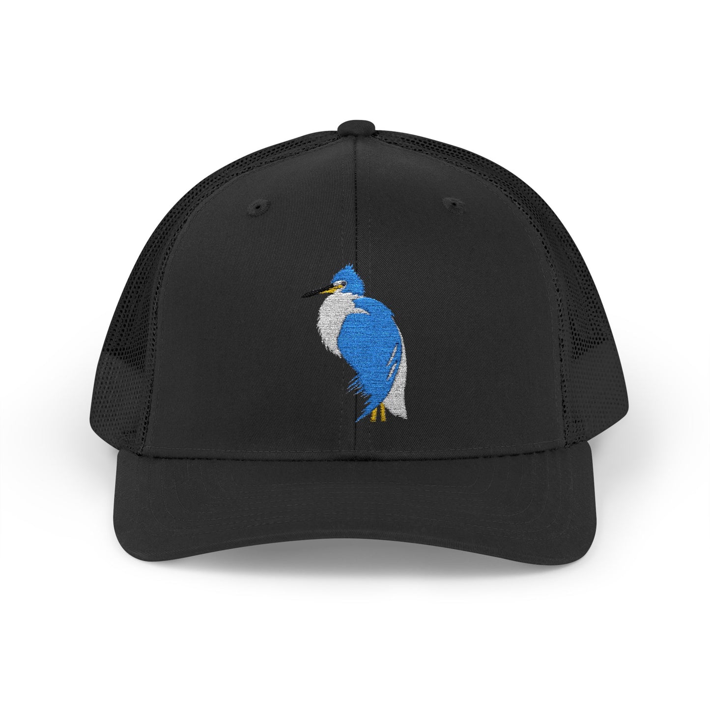 Great Blue Heron Snapback Trucker Cap