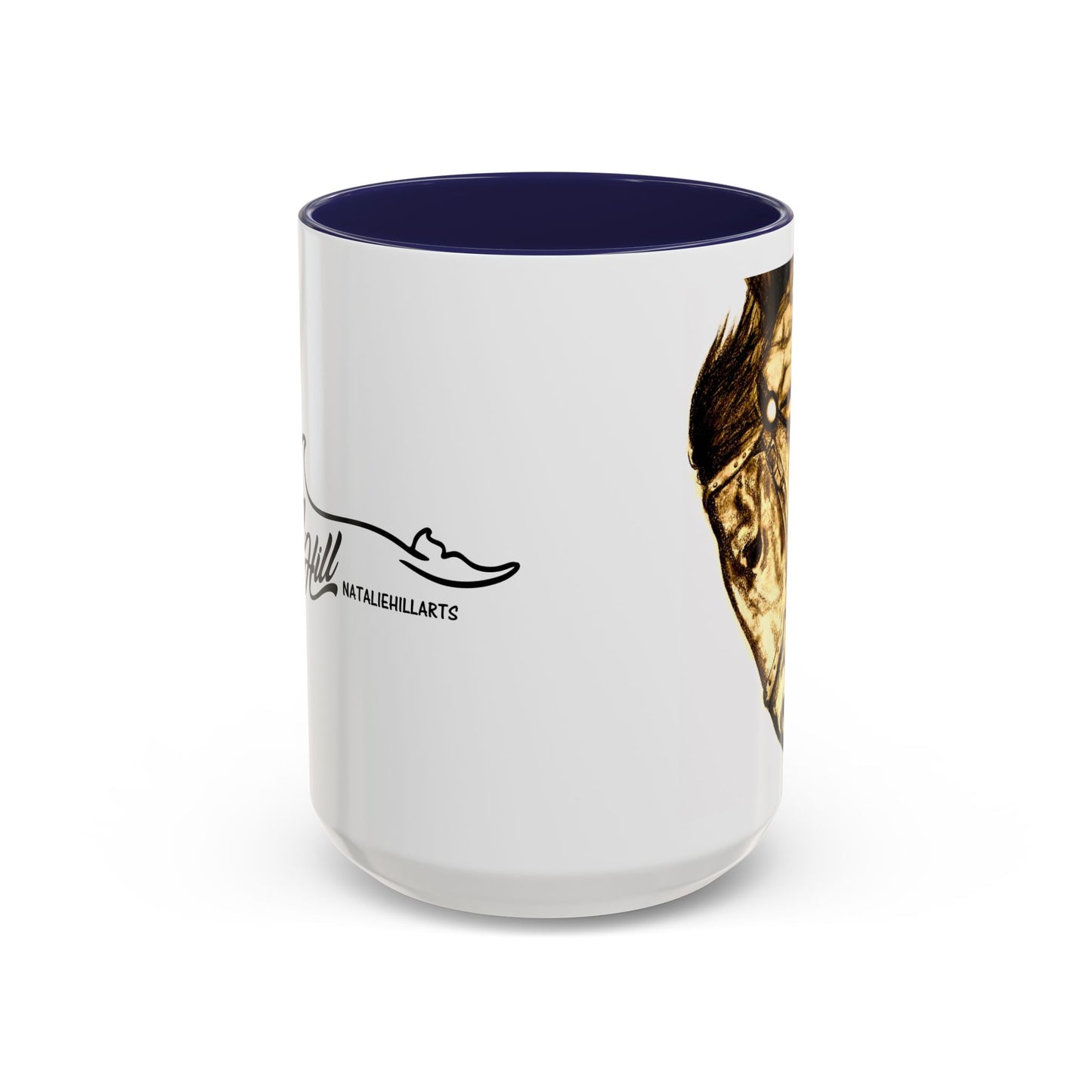 Denny Snowy River Horse Accent Coffee Mug 15oz