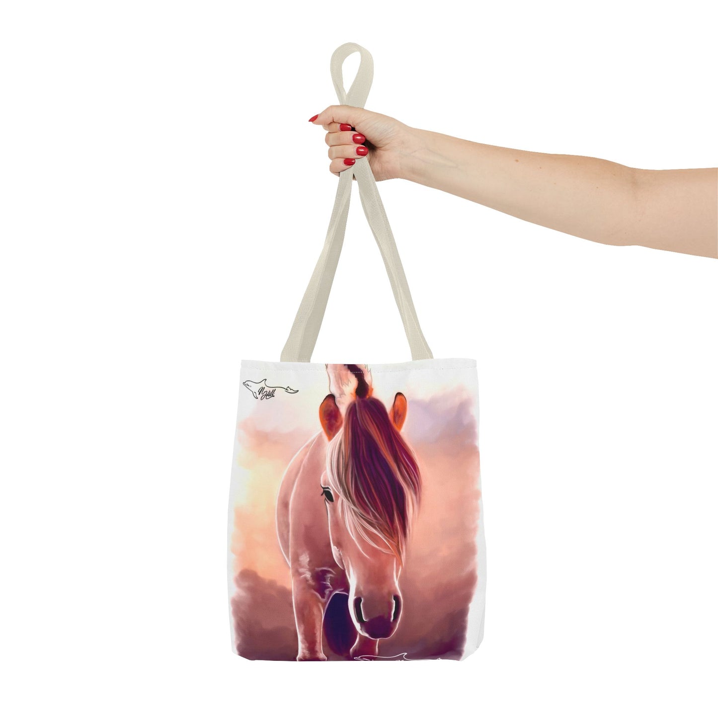 Norwegian Fjord Horse Tote Bag (AOP)