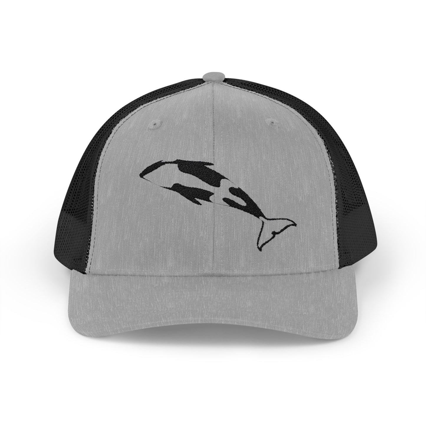 Orca Whale Breach Snapback Trucker Cap