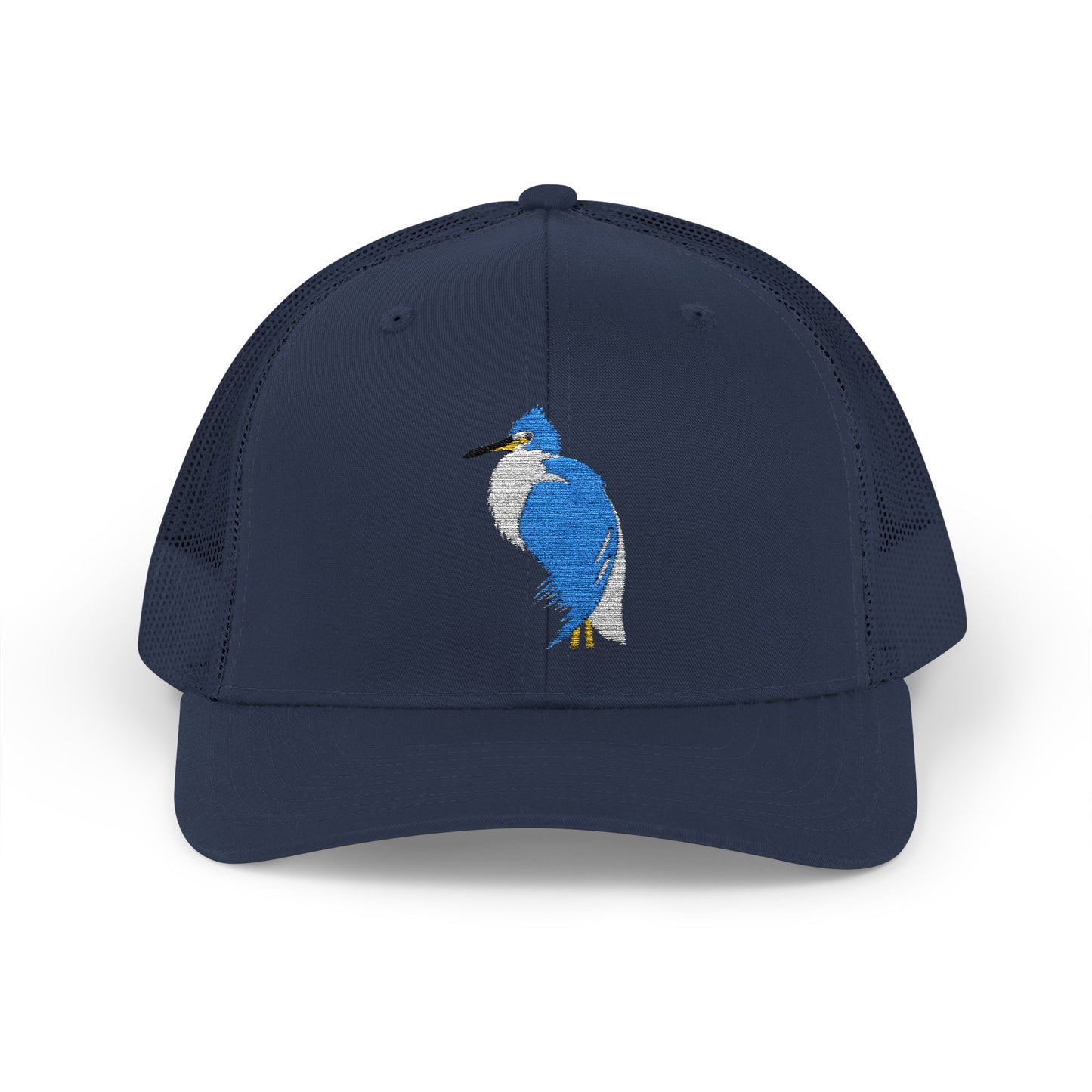 Great Blue Heron Snapback Trucker Cap