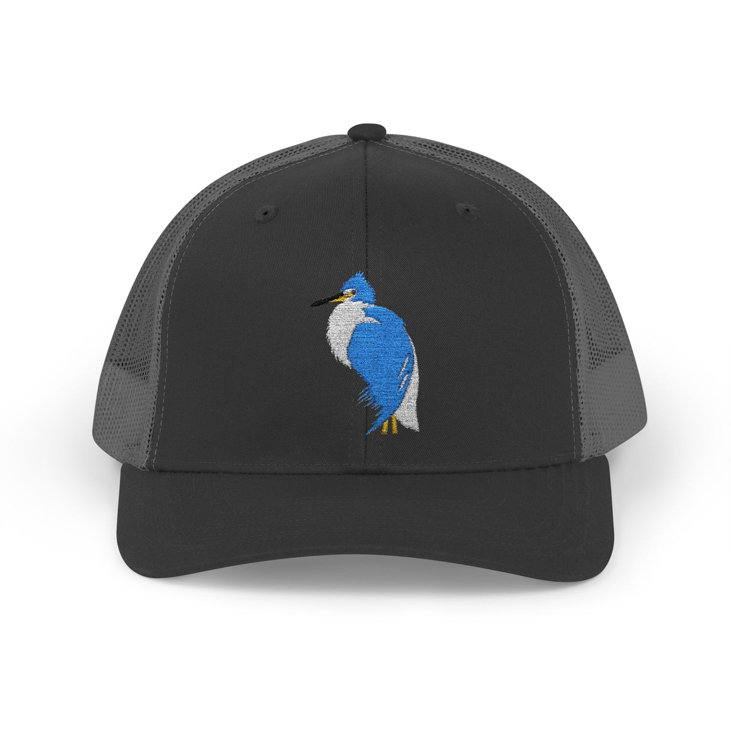 Great Blue Heron Snapback Trucker Cap