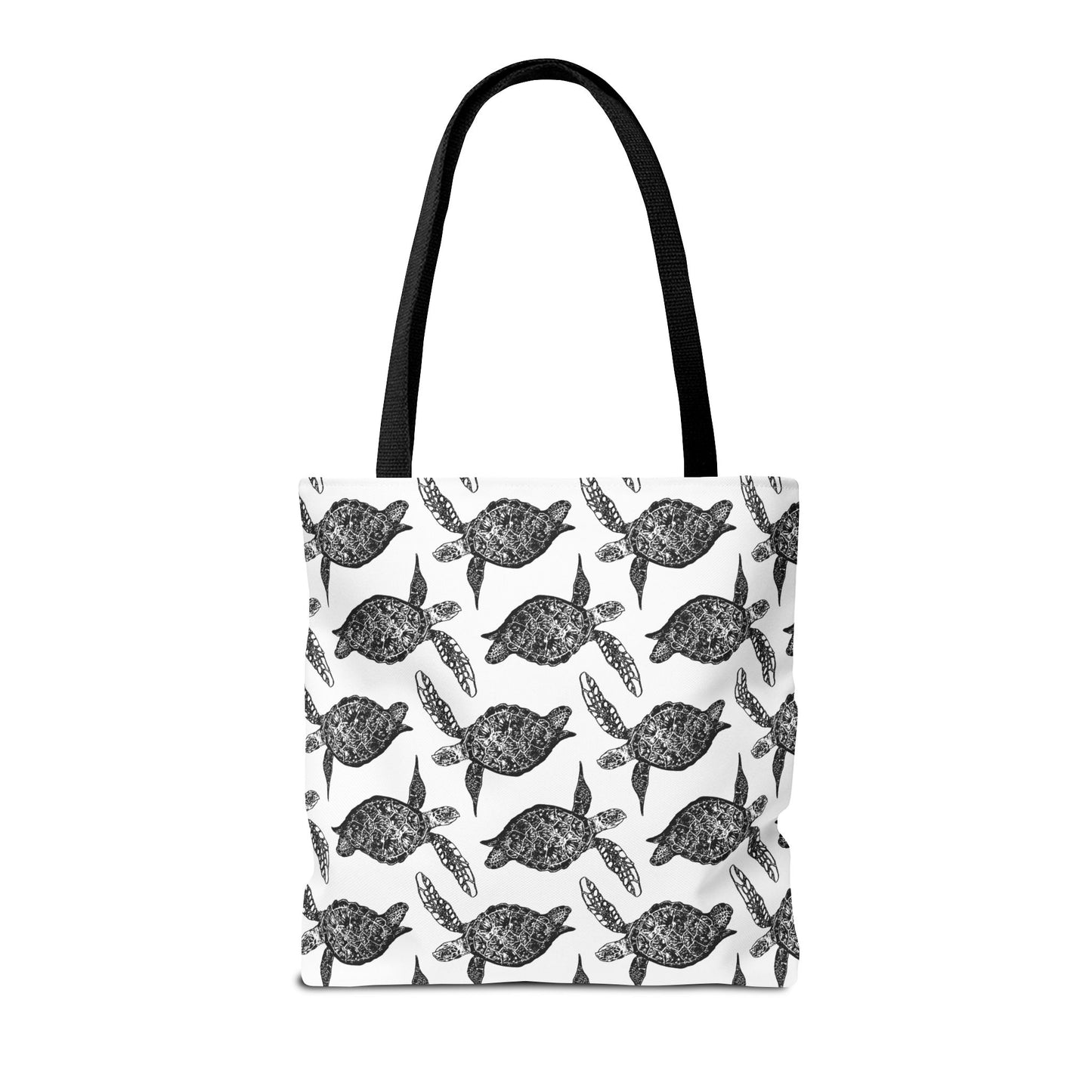 Sea Turtle Tote Bag White(AOP)