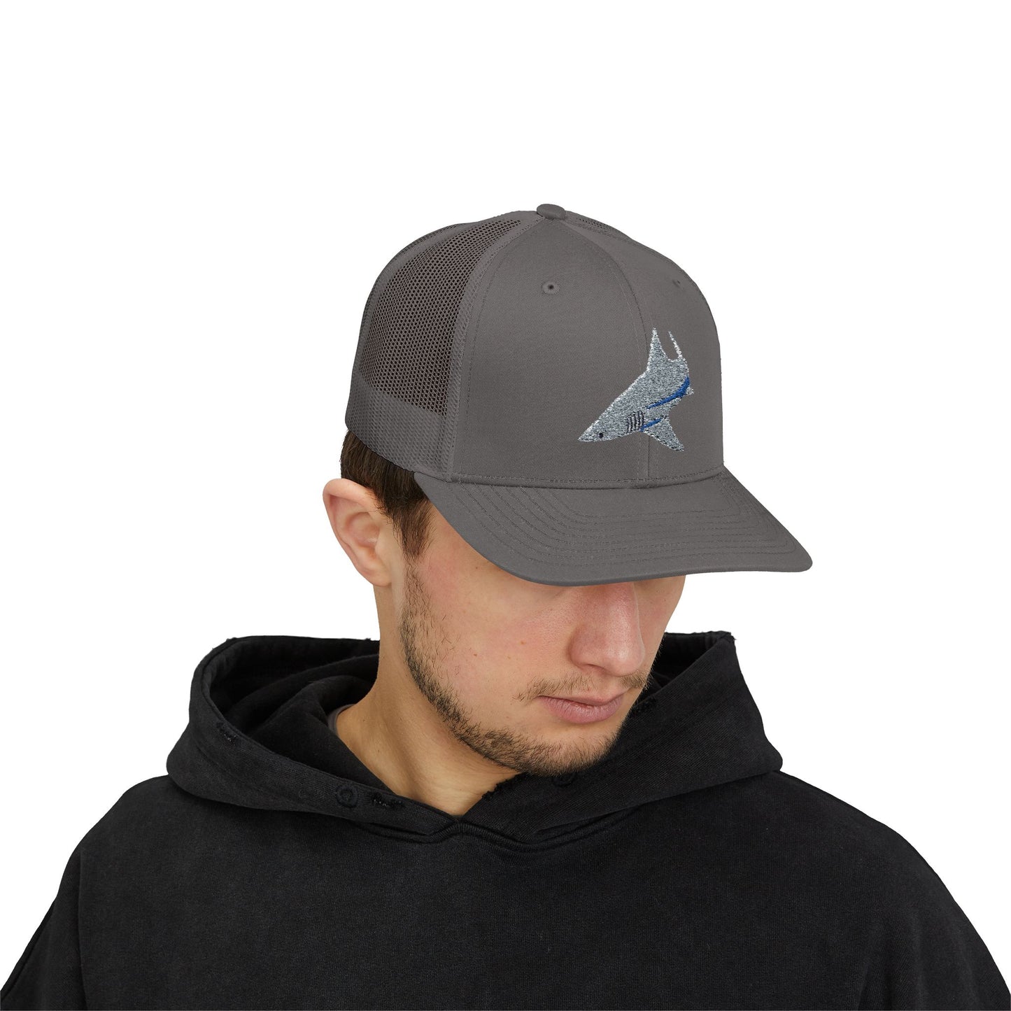Shark Snapback Trucker Cap