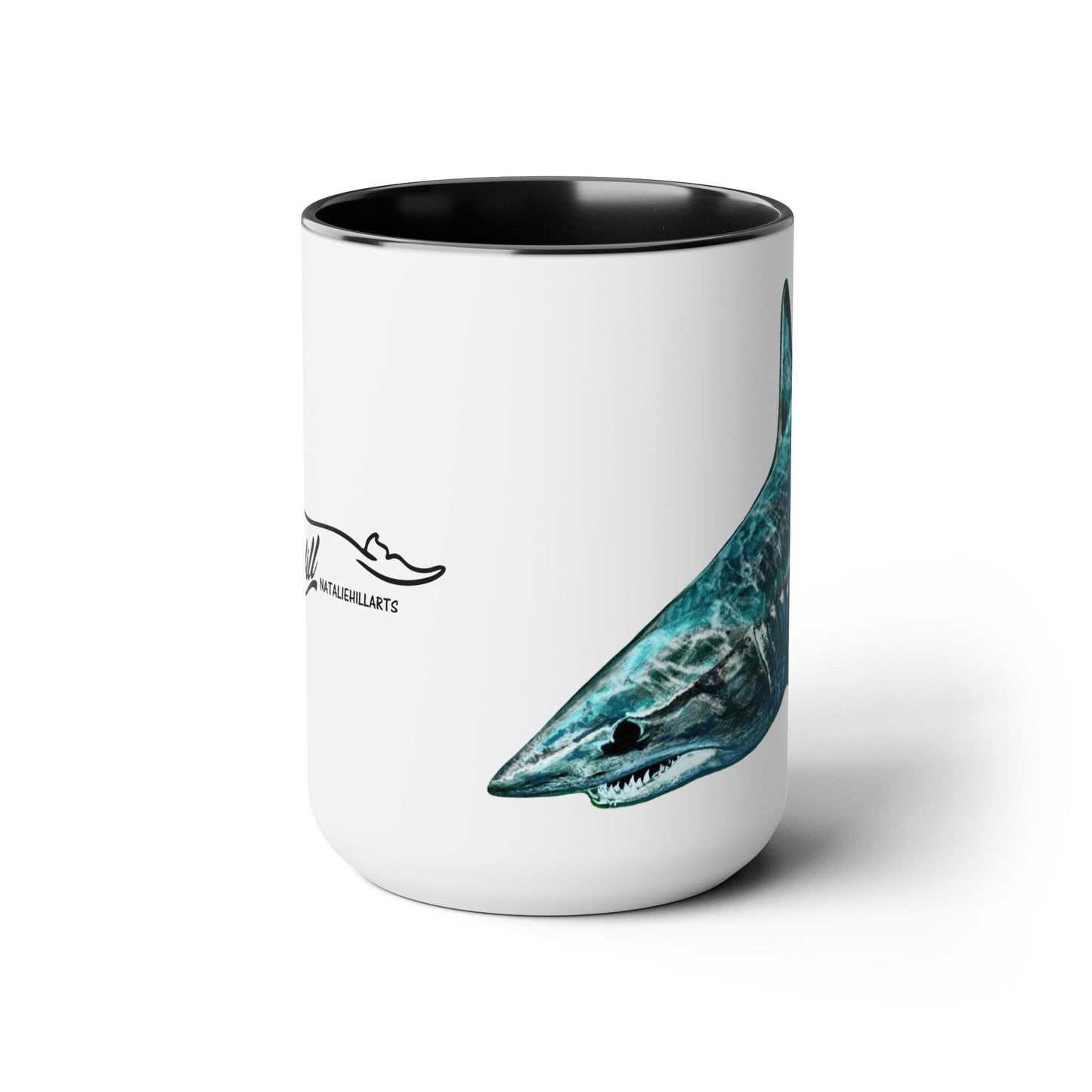 Mako Two-Tone Coffee Mugs, 15oz