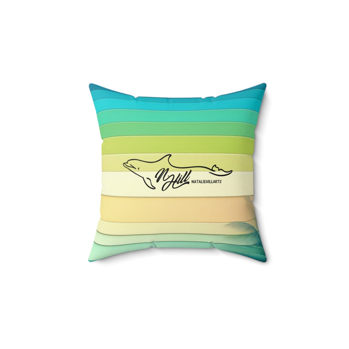 Spix Macaw Spun Polyester Square Pillow
