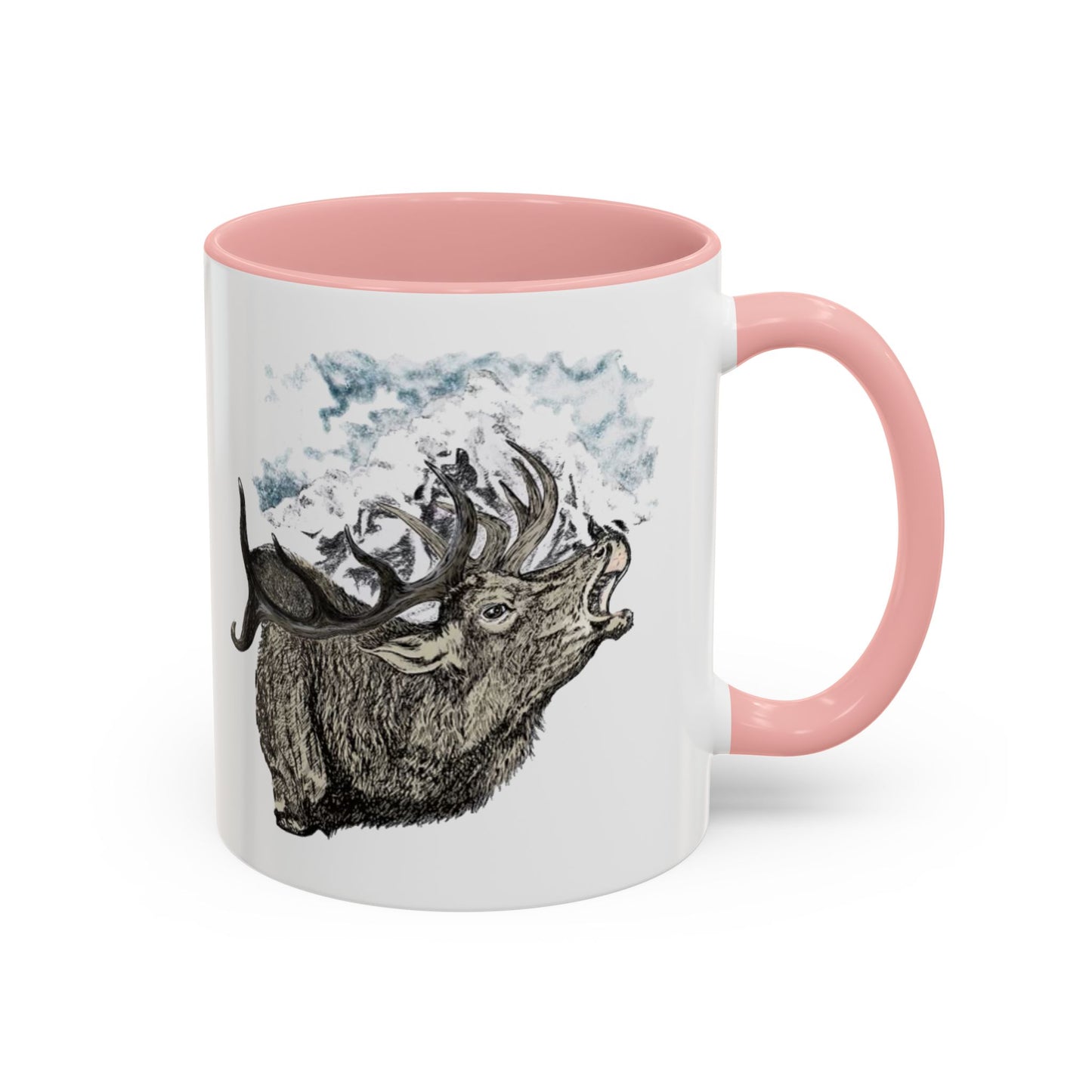 Elk Bugle Accent Coffee Mug, 11oz