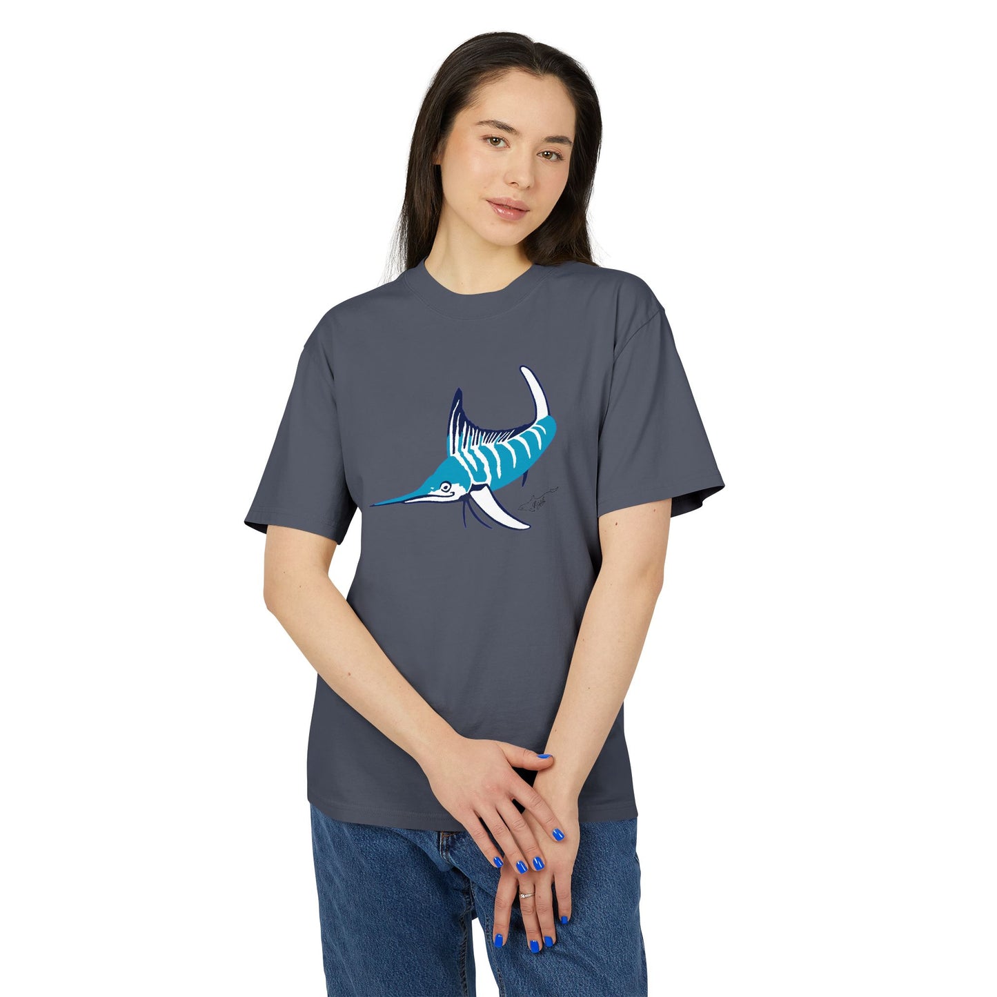 Marlin Unisex Heavy Faded Tee