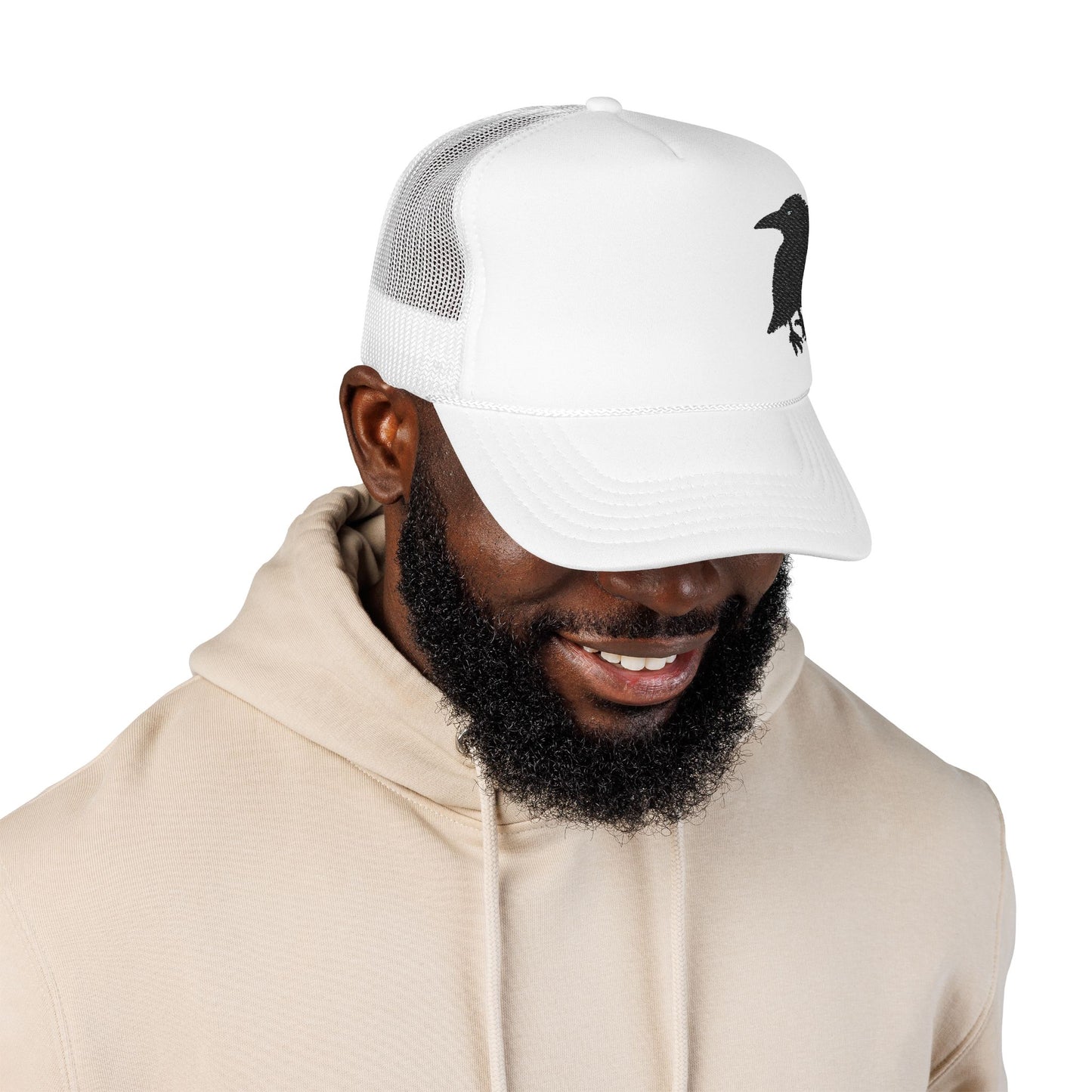 Crow Trucker Hat (Embroidery)