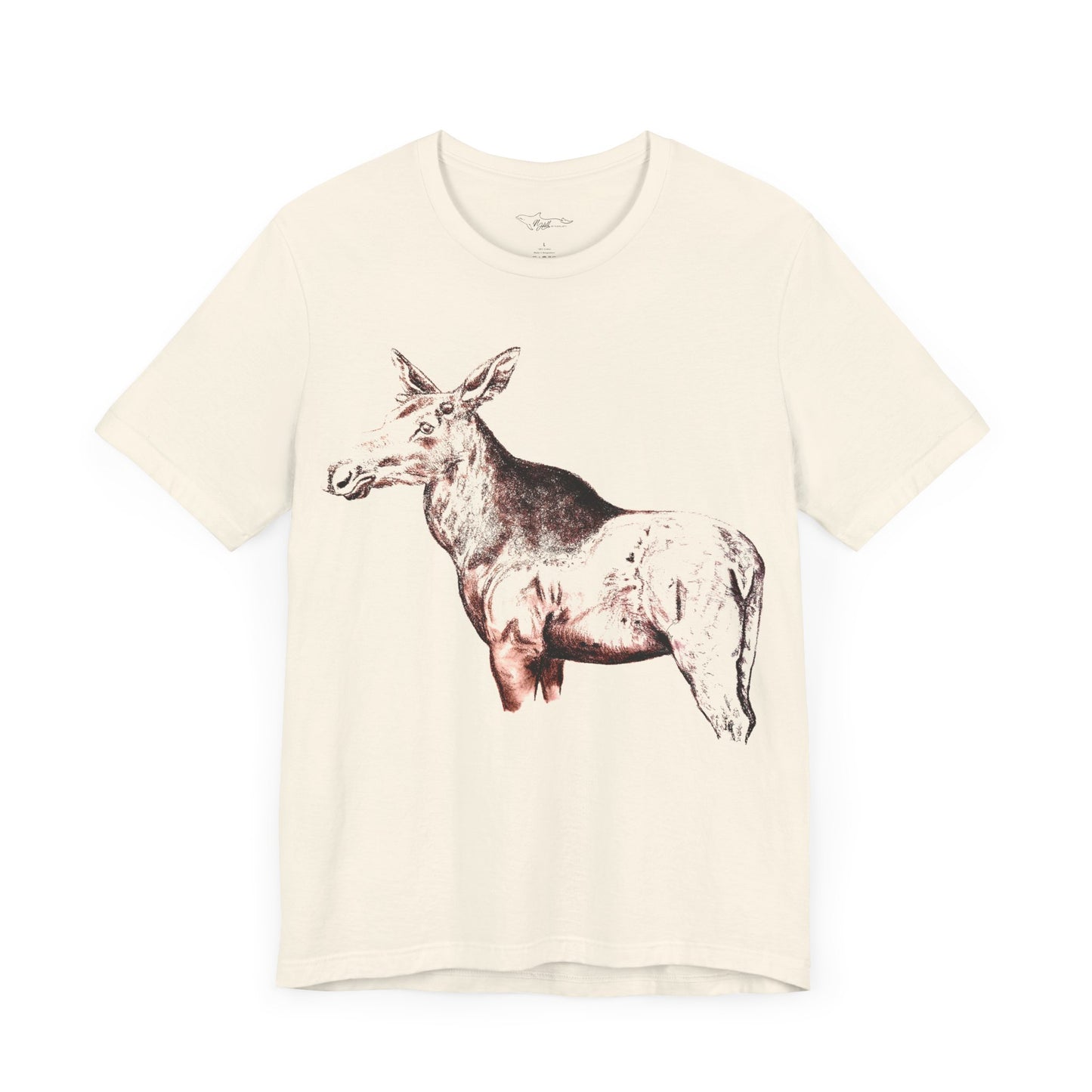 Curious Moose Unisex Jersey Short Sleeve Tee
