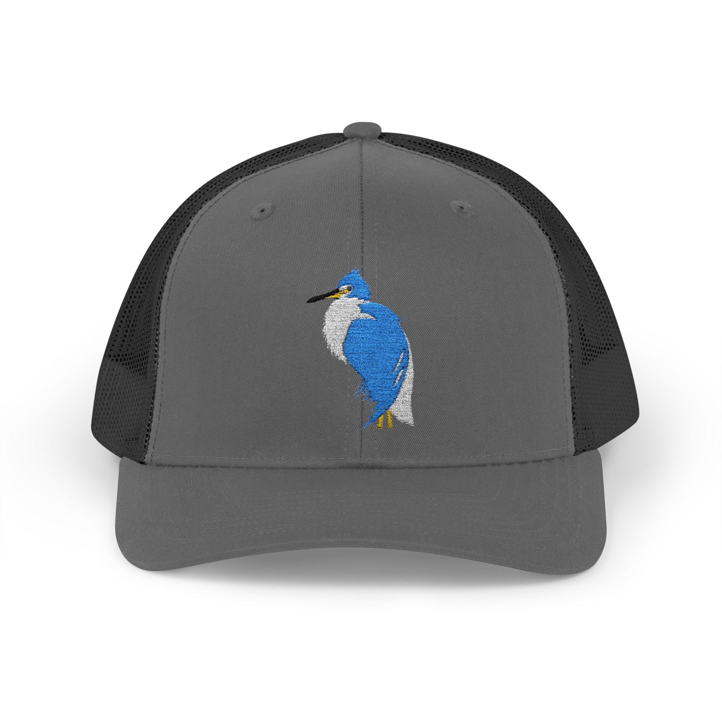 Great Blue Heron Snapback Trucker Cap