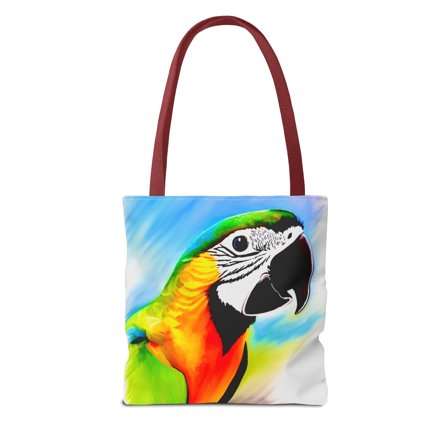 Blue and Gold Macaw Parrot Tote Bag (AOP)