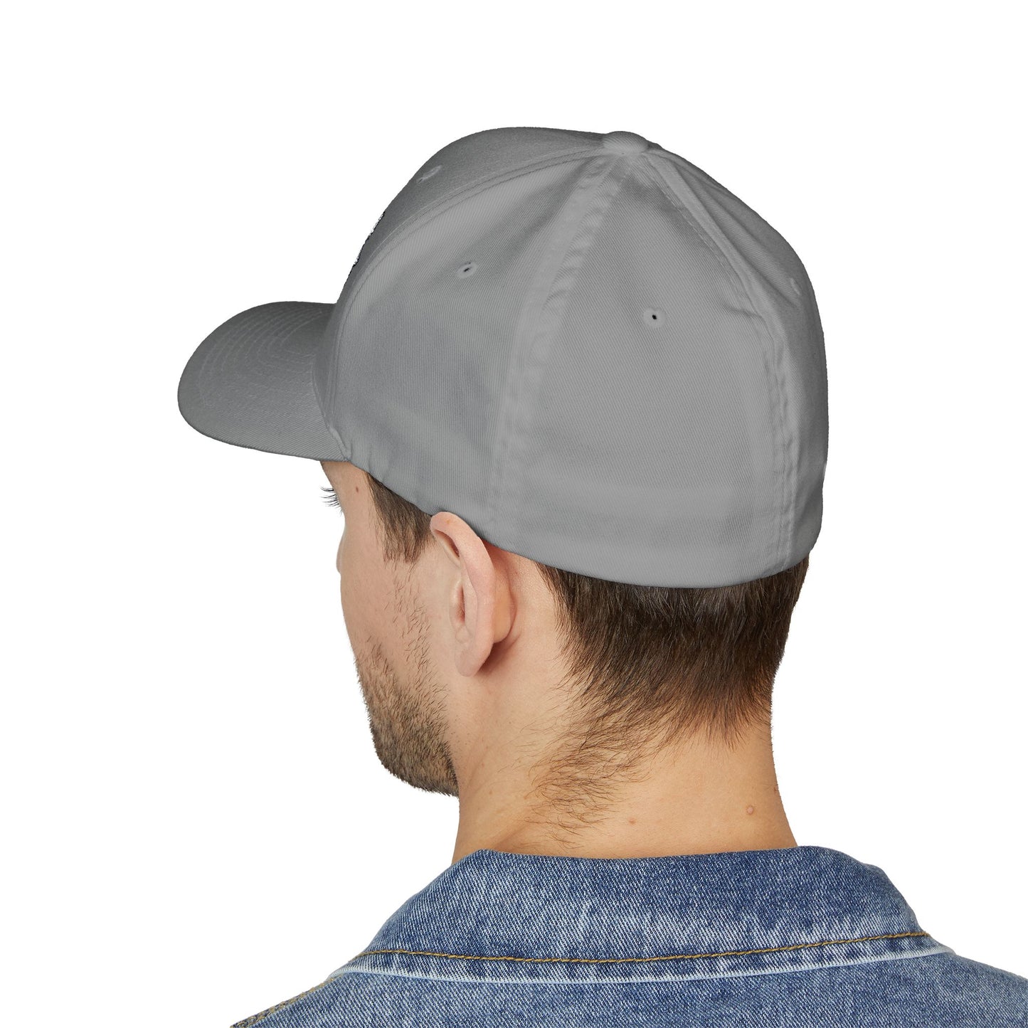 Hammerhead Shark Closed-Back Structured Cap (Embroidery)