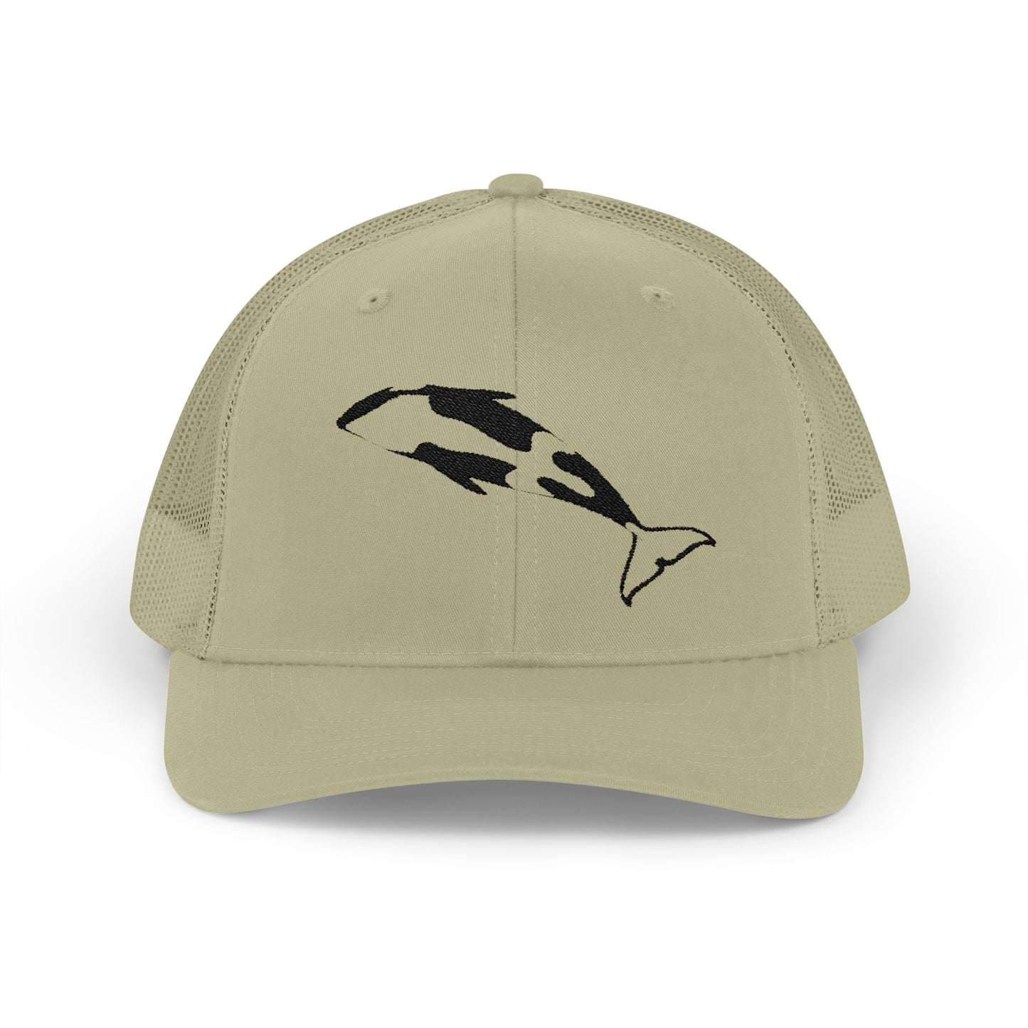 Orca Whale Breach Snapback Trucker Cap
