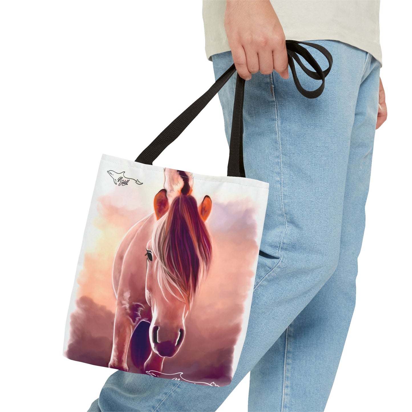 Norwegian Fjord Horse Tote Bag (AOP)