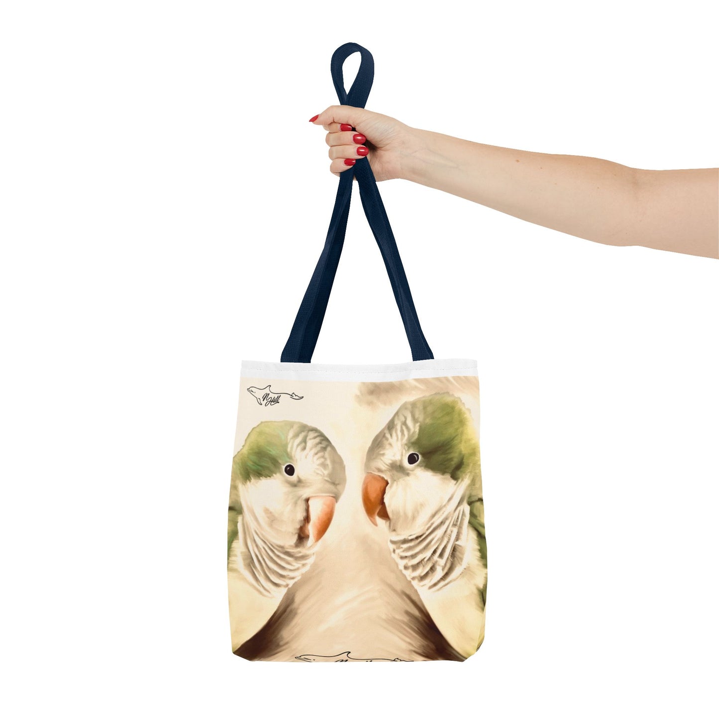 Quaker Parrot Tote Bag (AOP)