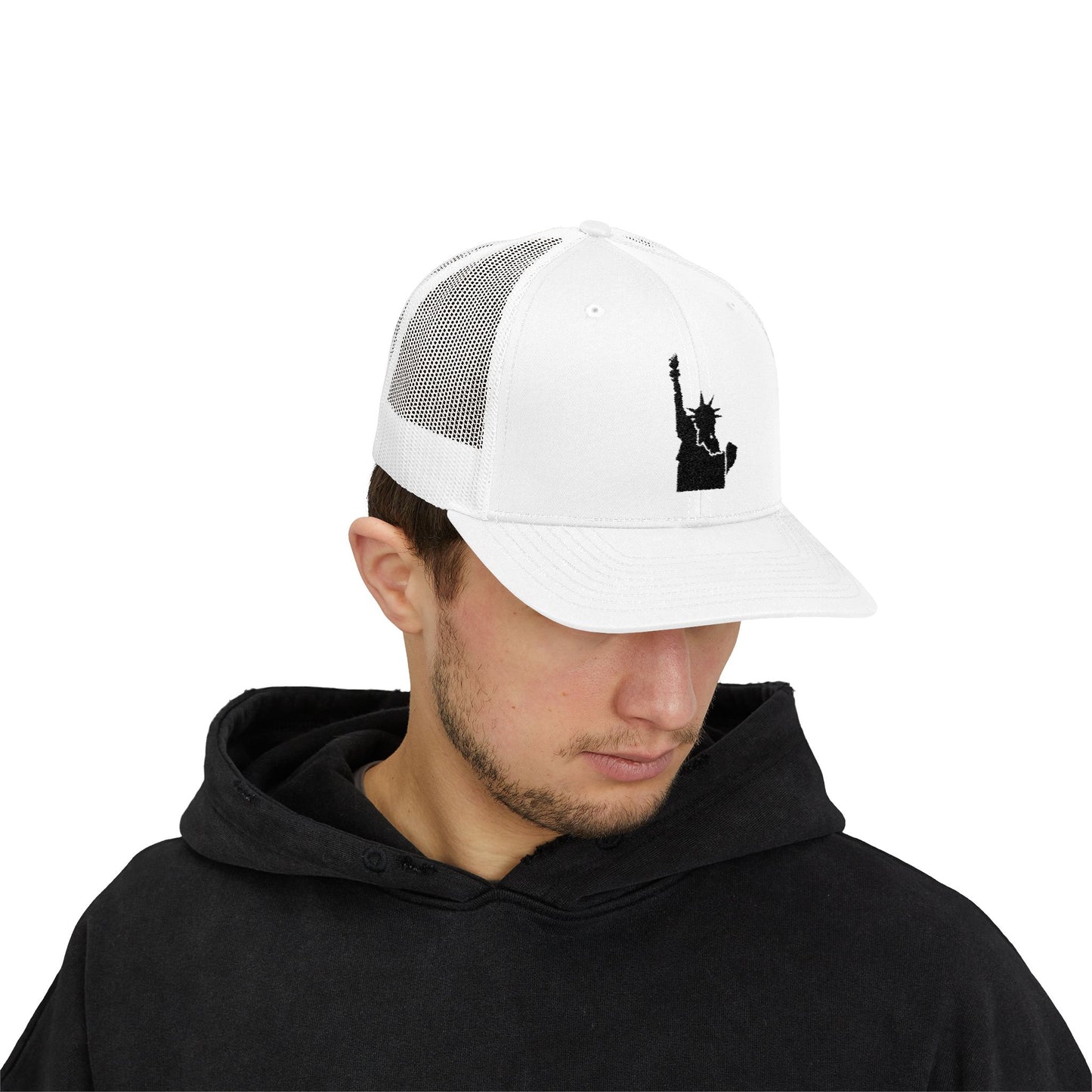 Idaho Statue of Liberty Snapback Trucker Cap