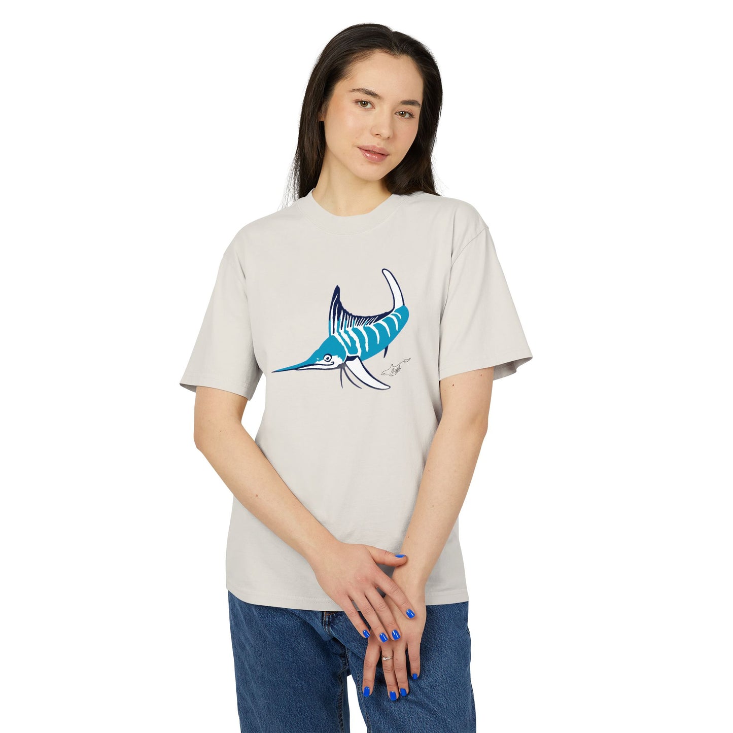 Marlin Unisex Heavy Faded Tee
