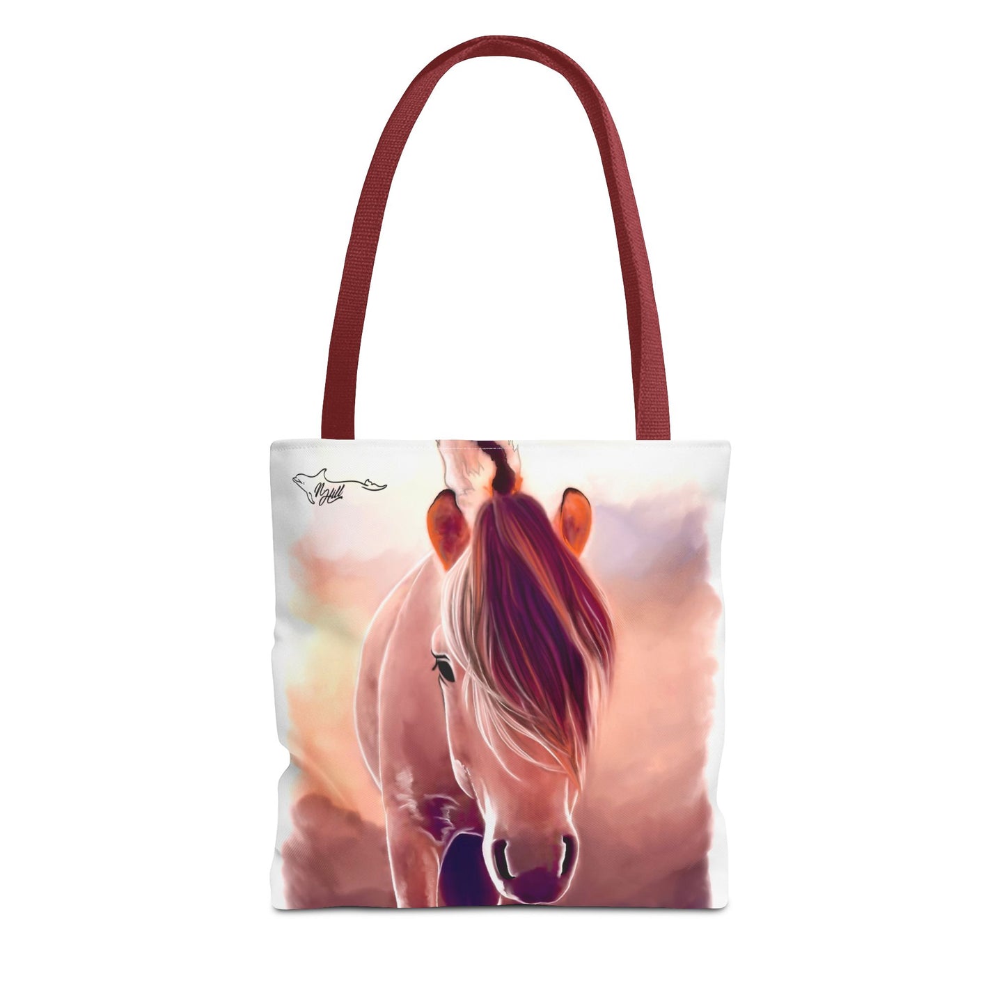 Norwegian Fjord Horse Tote Bag (AOP)