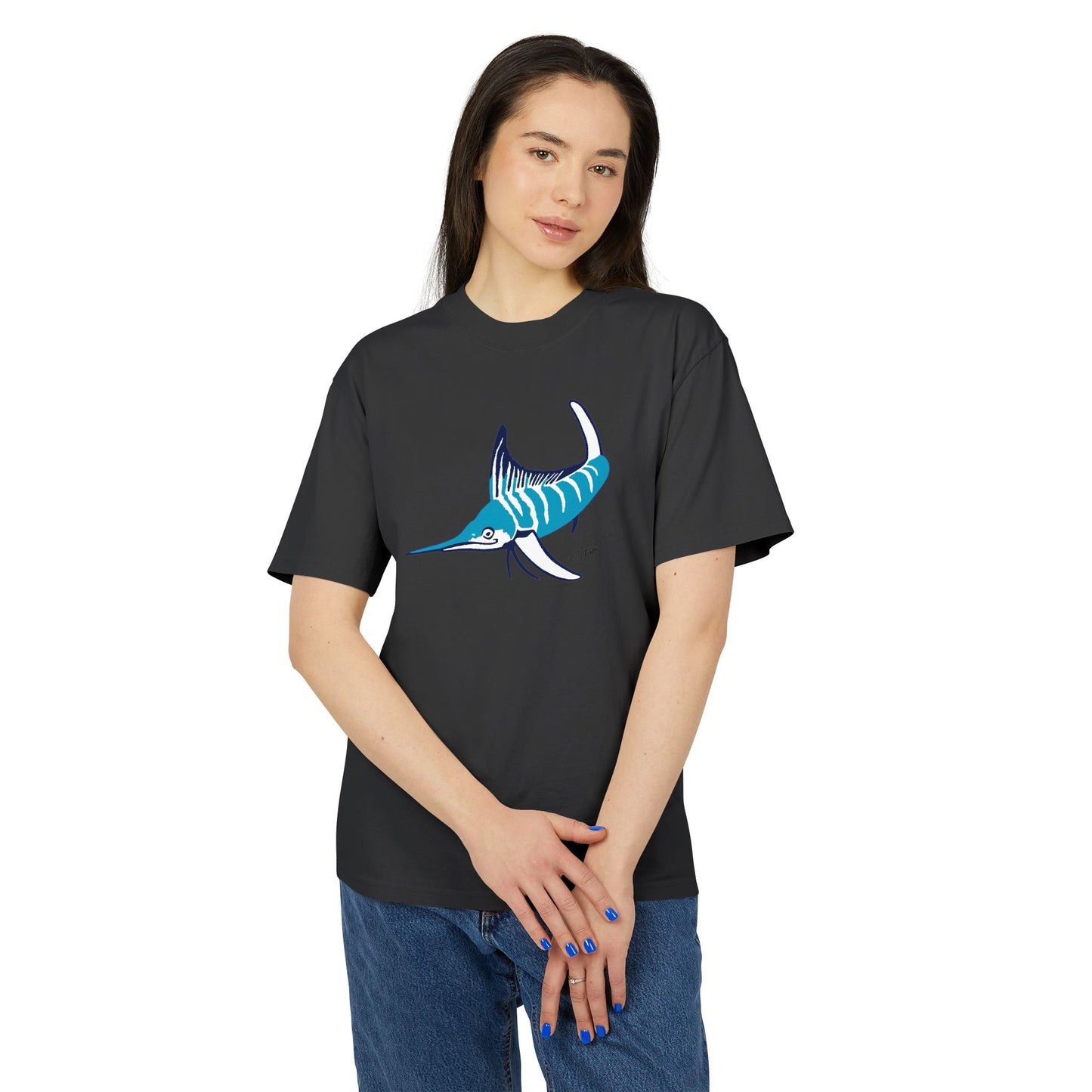 Marlin Unisex Heavy Faded Tee