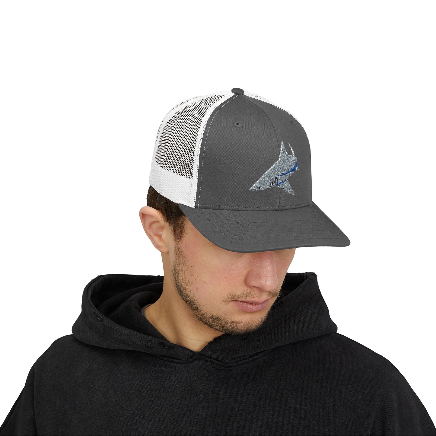 Shark Snapback Trucker Cap