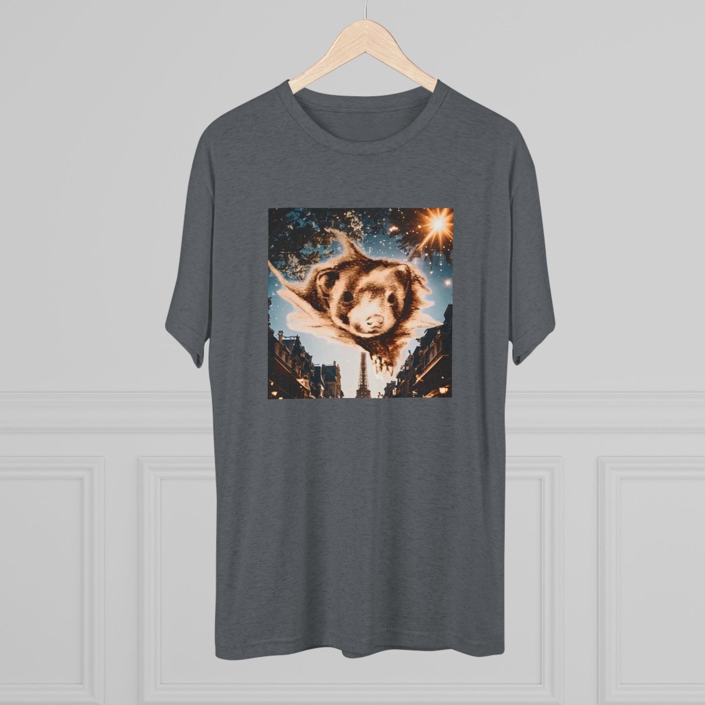 Paris Ferret Unisex Tri-Blend Crew Tee