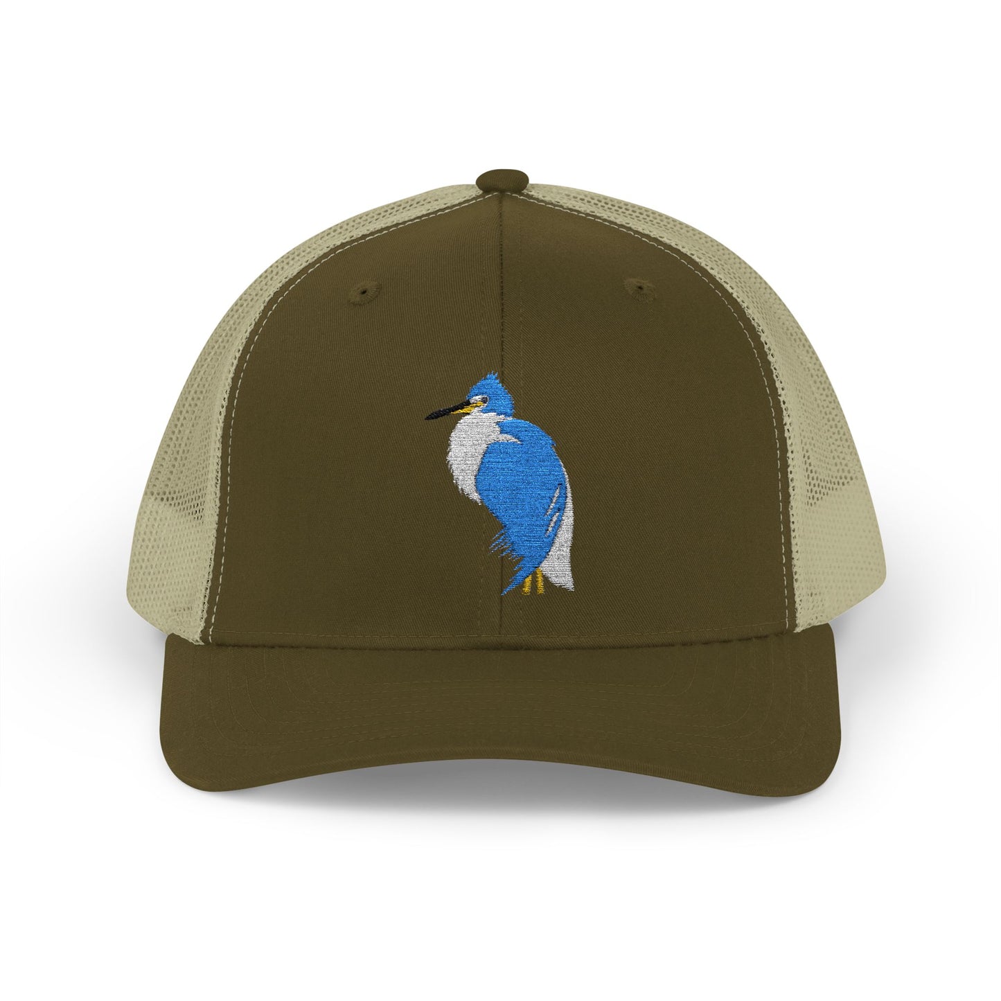 Great Blue Heron Snapback Trucker Cap