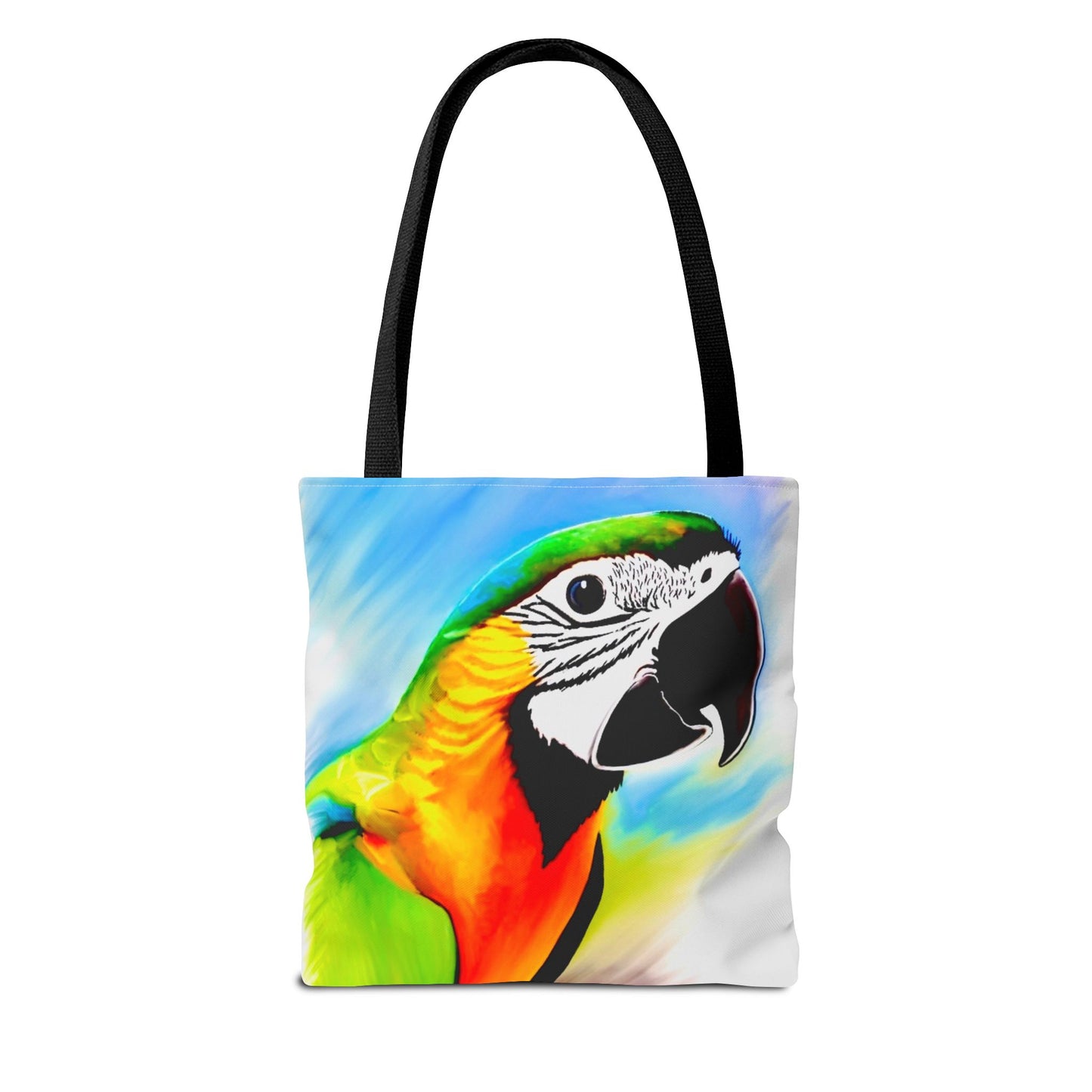 Blue and Gold Macaw Parrot Tote Bag (AOP)
