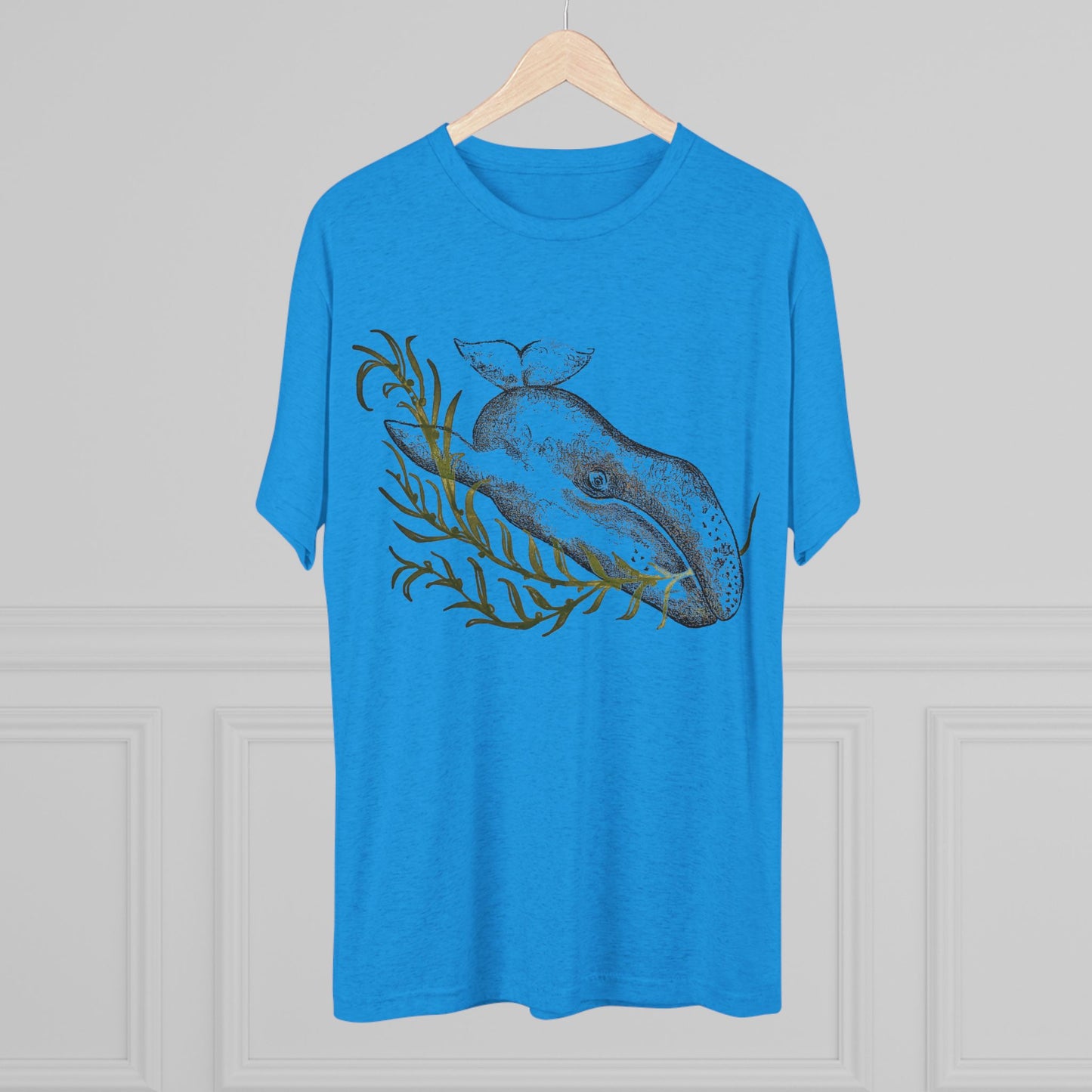 Grey Whale Unisex Tri-Blend Crew Tee