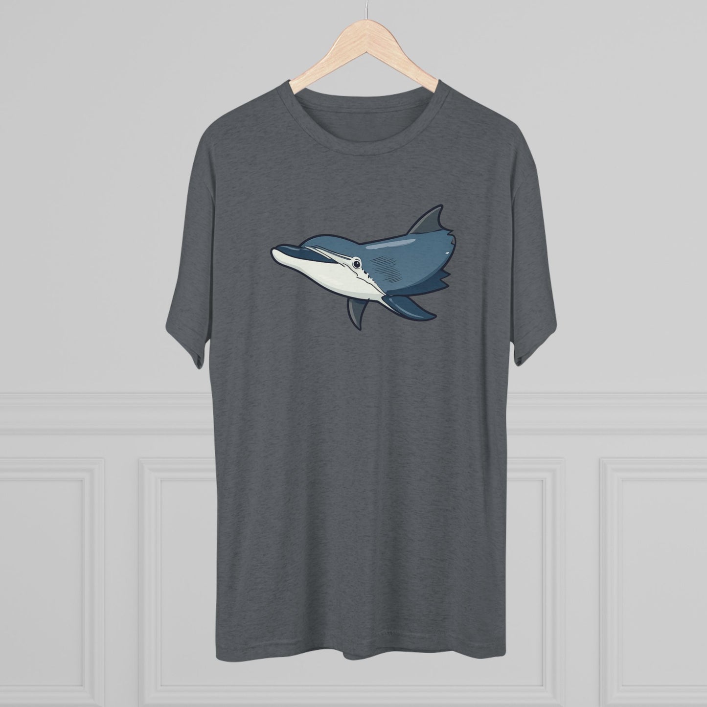 Dolphin Unisex Tri-Blend Crew Tee