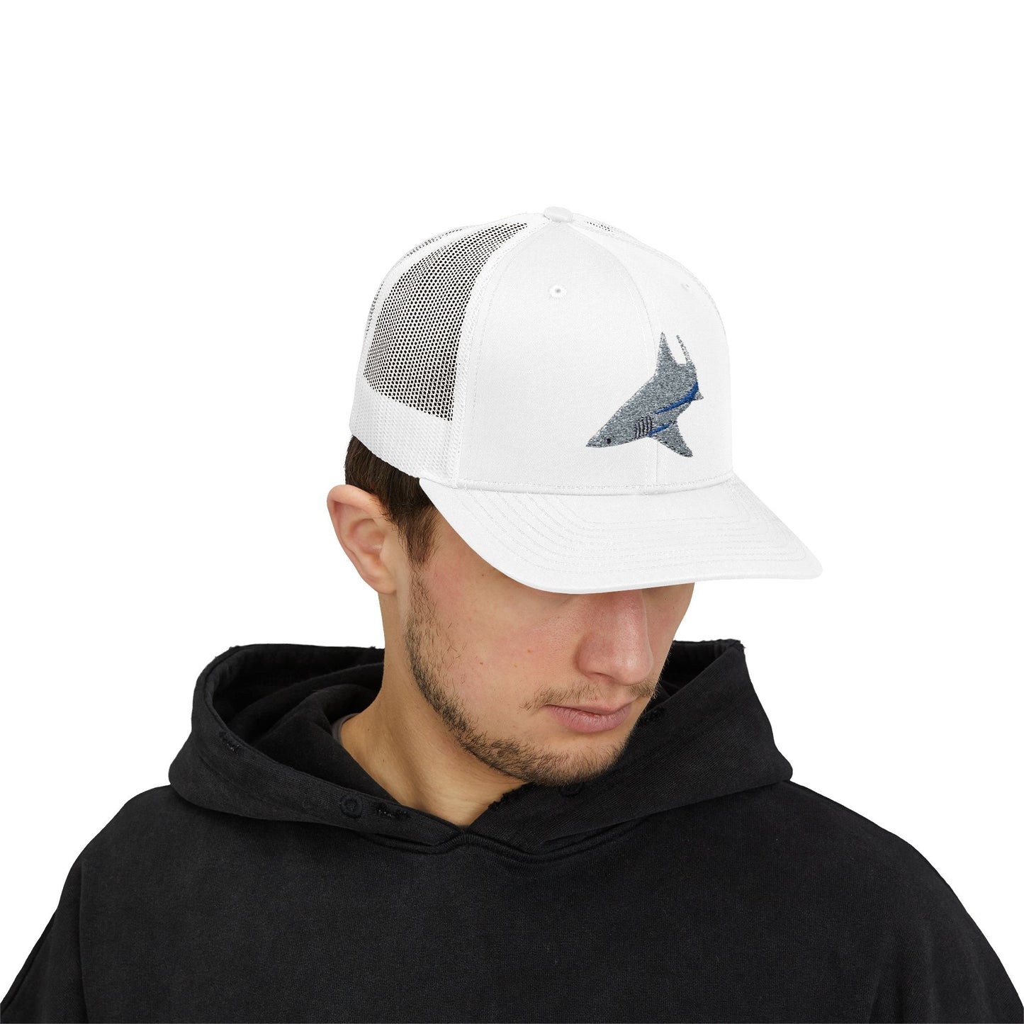 Shark Snapback Trucker Cap