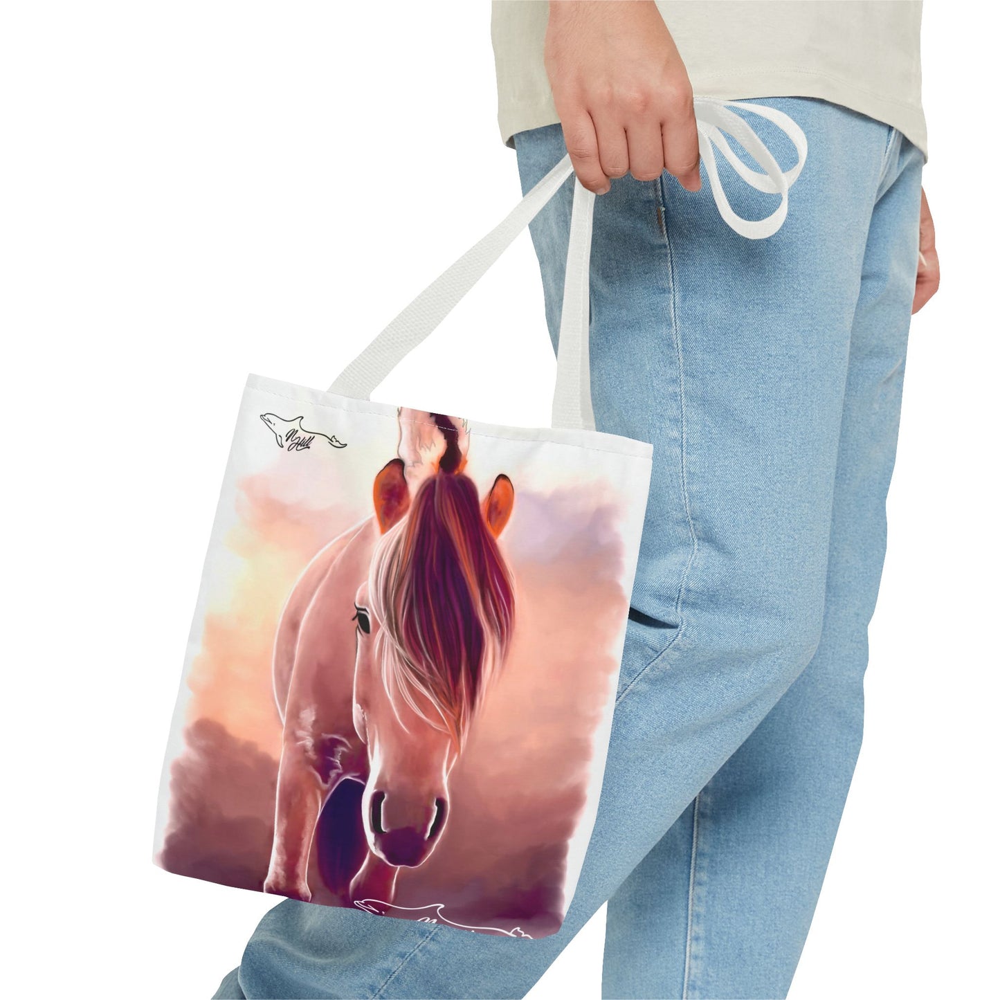 Norwegian Fjord Horse Tote Bag (AOP)