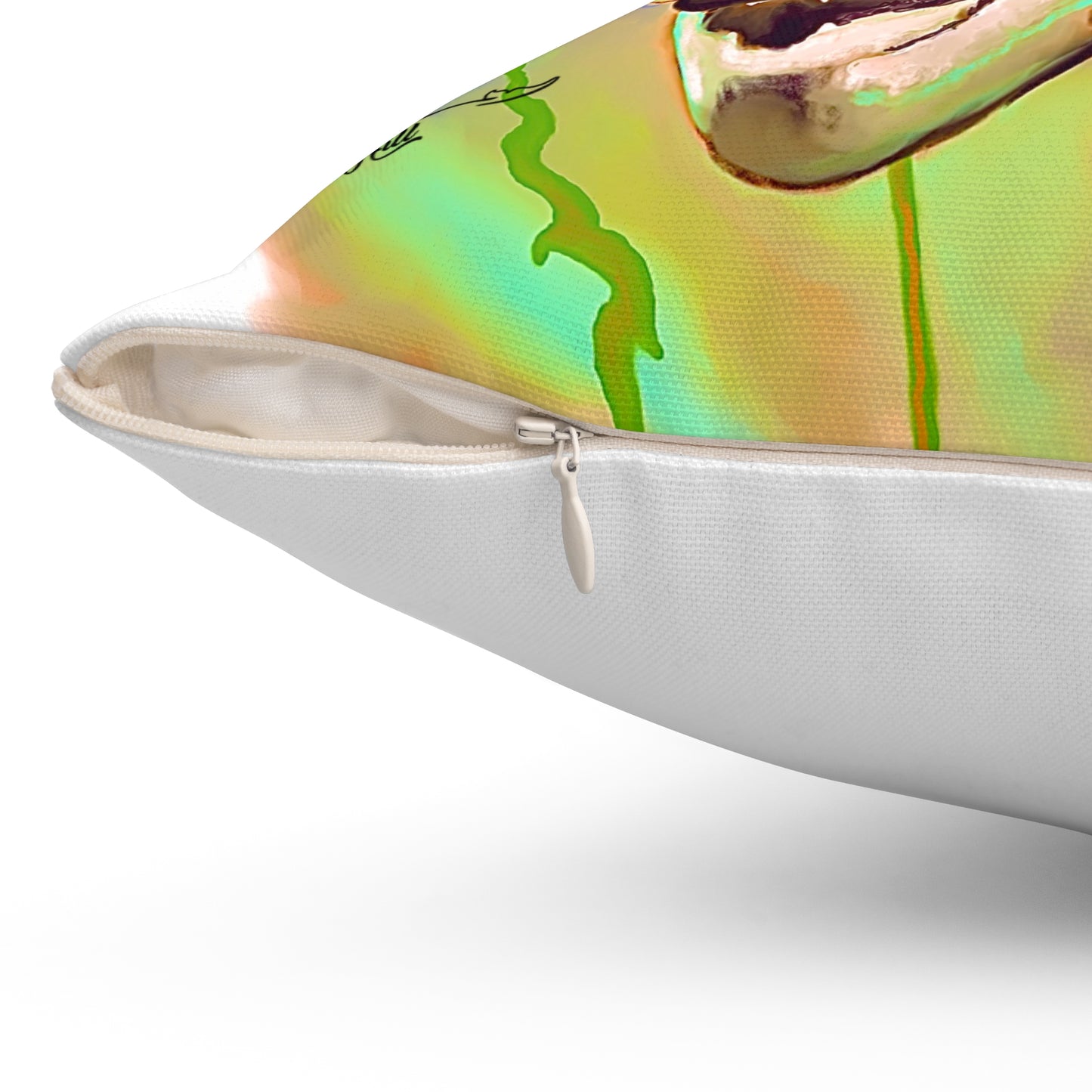 Sheepshead Spun Polyester Square Pillow